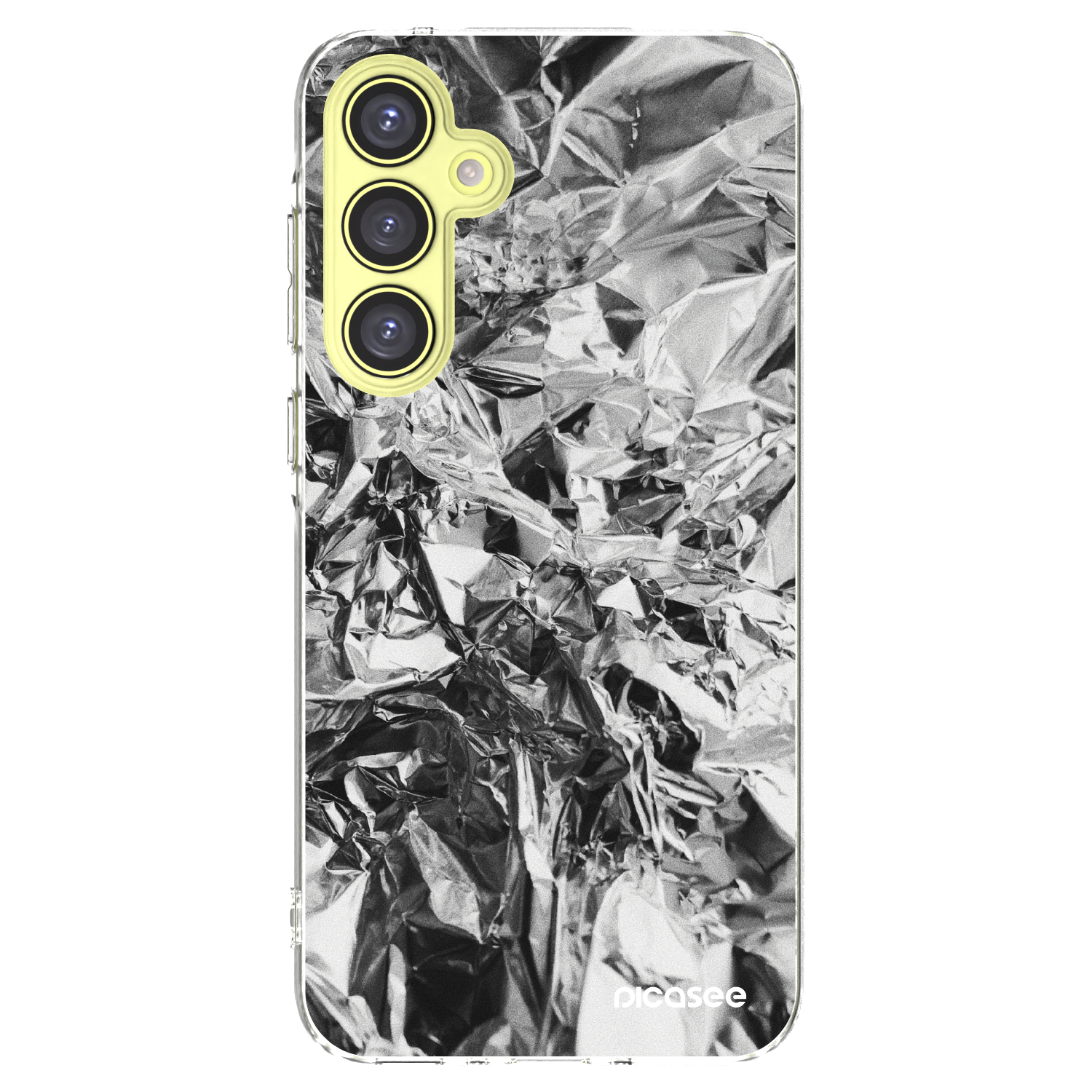 Picasee διαφανής θήκη σιλικόνης Samsung Galaxy A35 5G A356B - Chrome