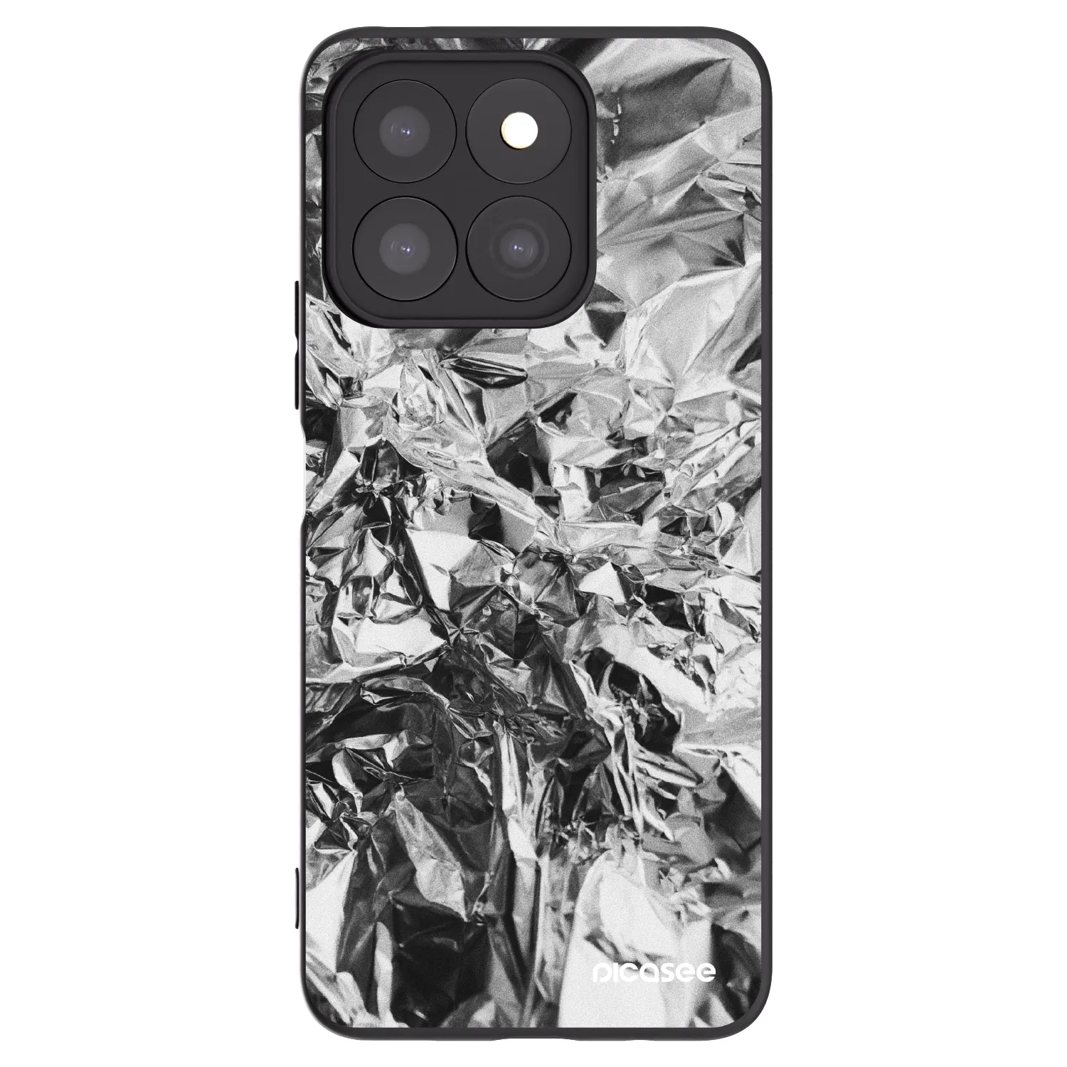 Picasee Μαύρη θήκη σιλικόνης για Honor X8b - Chrome