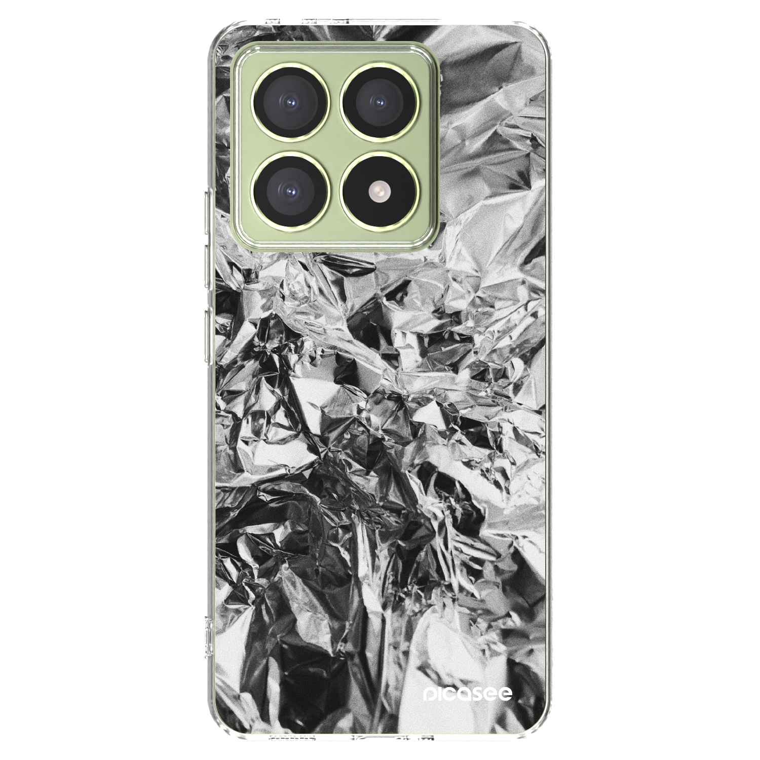 Picasee διαφανής θήκη σιλικόνης Xiaomi 14T - Chrome