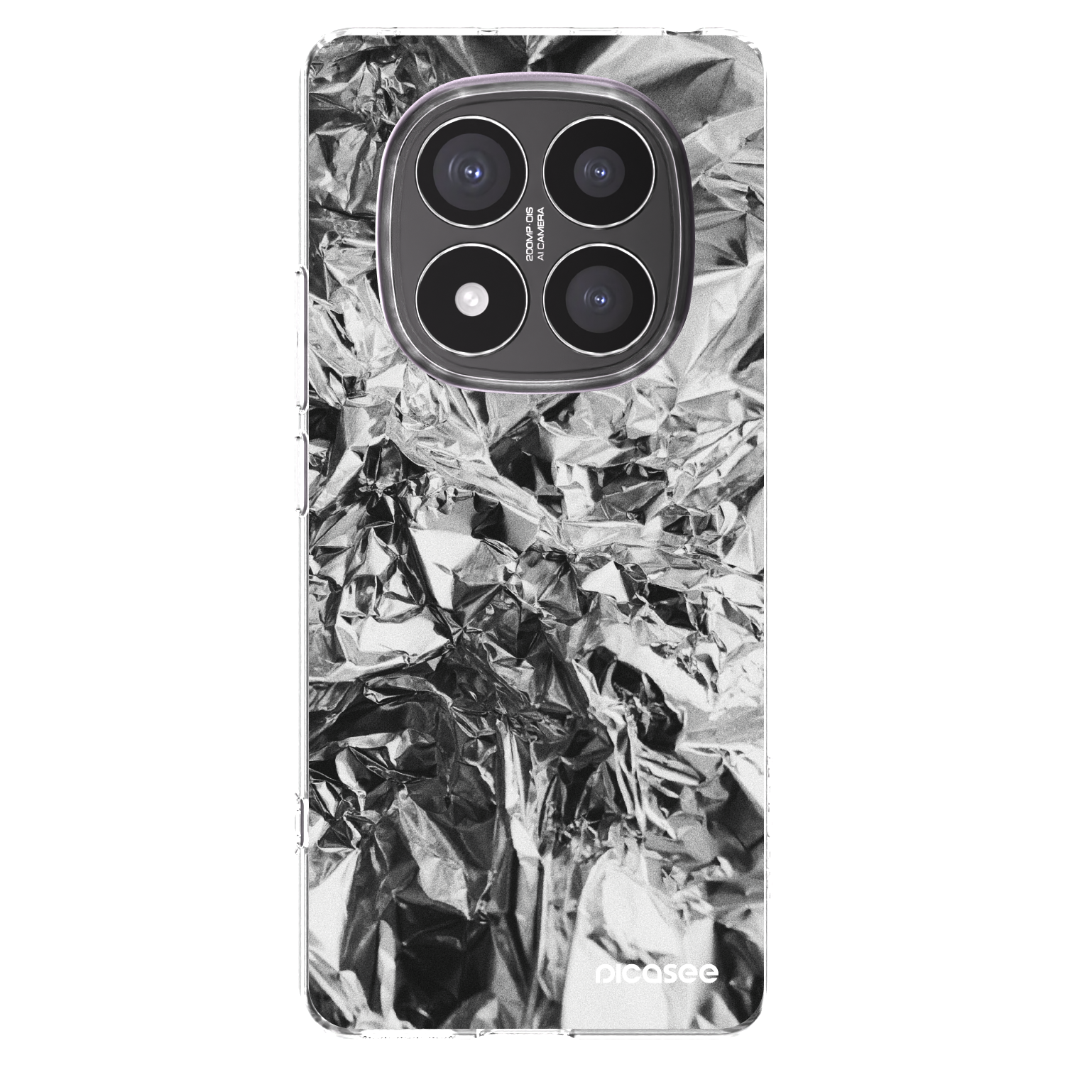 Picasee διαφανής θήκη σιλικόνης Xiaomi Redmi Note 14 Pro+ 5G - Chrome