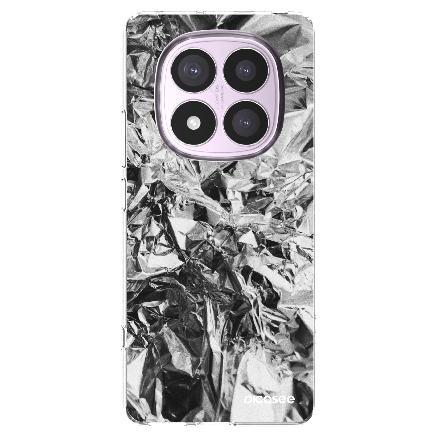 Picasee διαφανής θήκη σιλικόνης Xiaomi Redmi Note 14 Pro 5G - Chrome