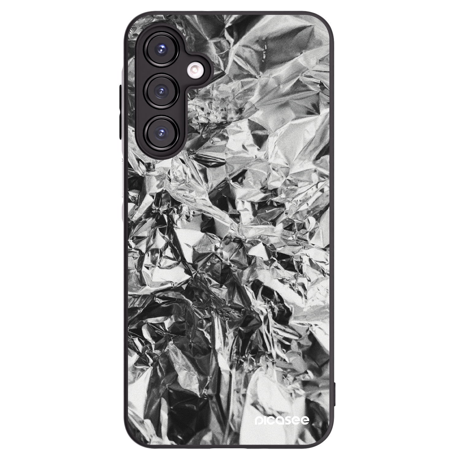 Picasee Μαύρη θήκη σιλικόνης για Samsung Galaxy A16 5G - Chrome