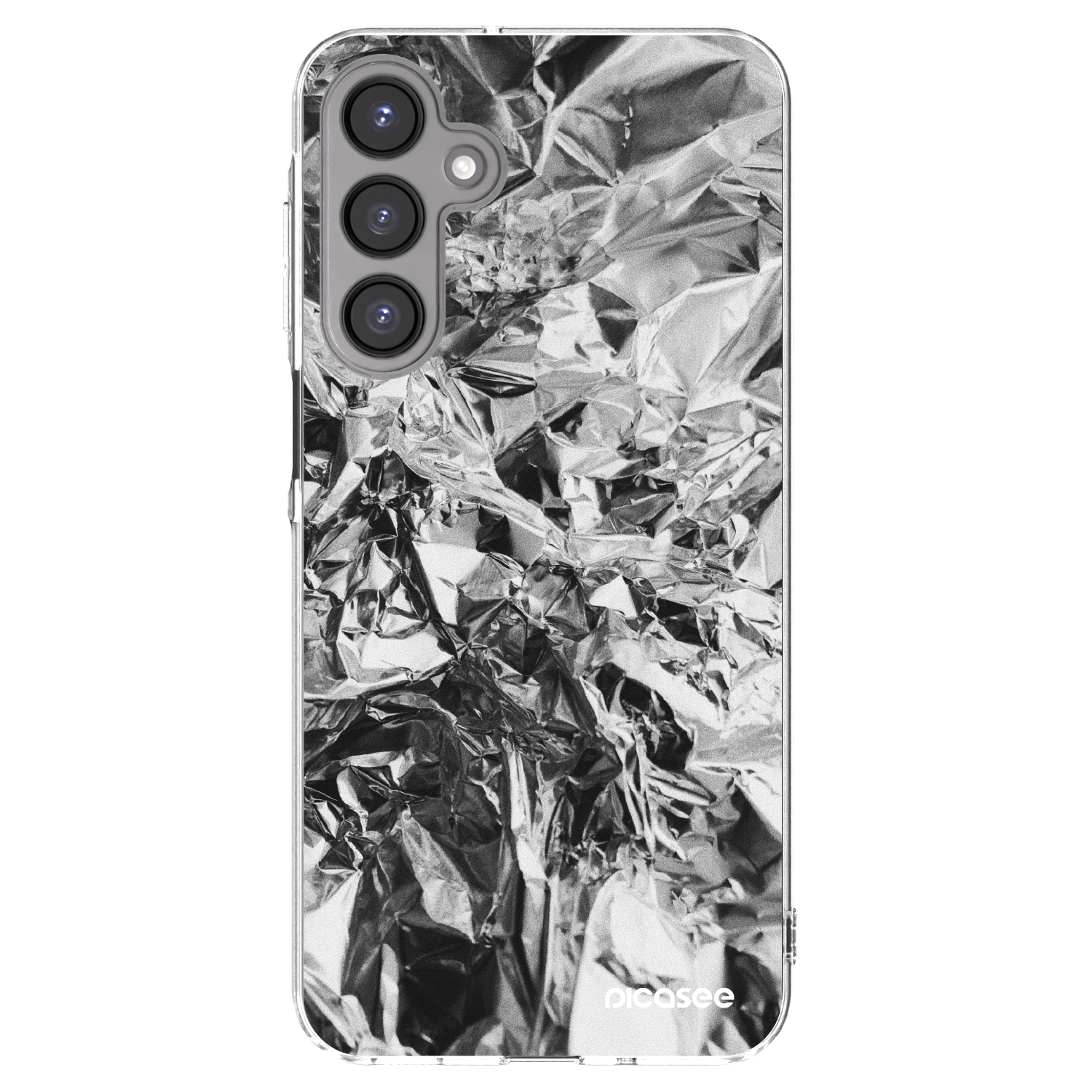 Picasee διαφανής θήκη σιλικόνης Samsung Galaxy A16 5G - Chrome