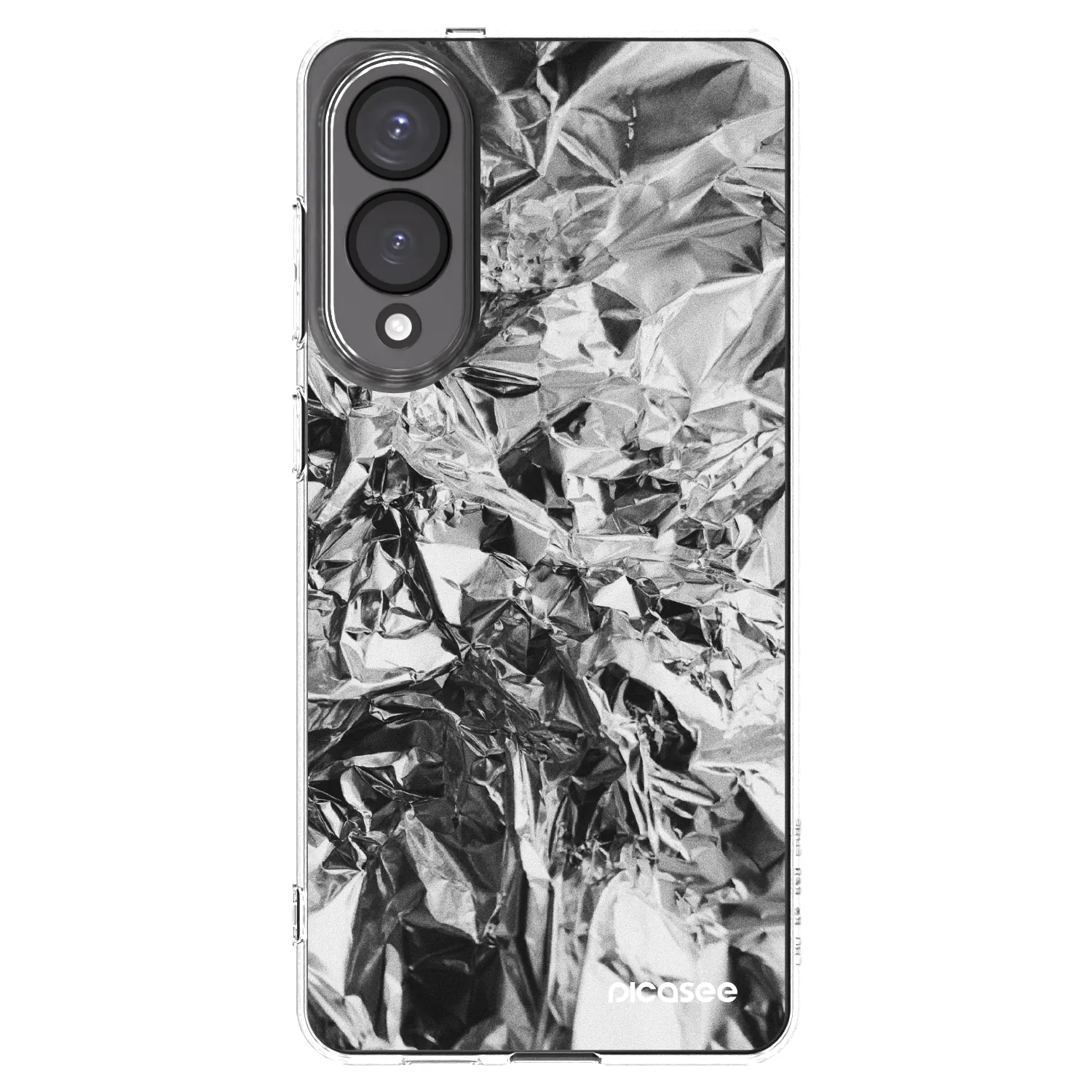Picasee διαφανής θήκη σιλικόνης Samsung Galaxy S25 Edge 5G - Chrome
