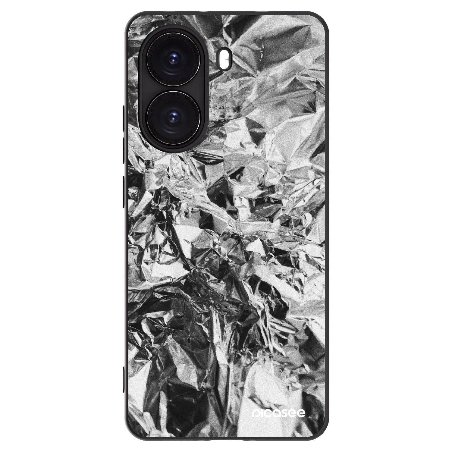 Picasee Μαύρη θήκη σιλικόνης για Xiaomi Poco X7 Pro 5G - Chrome