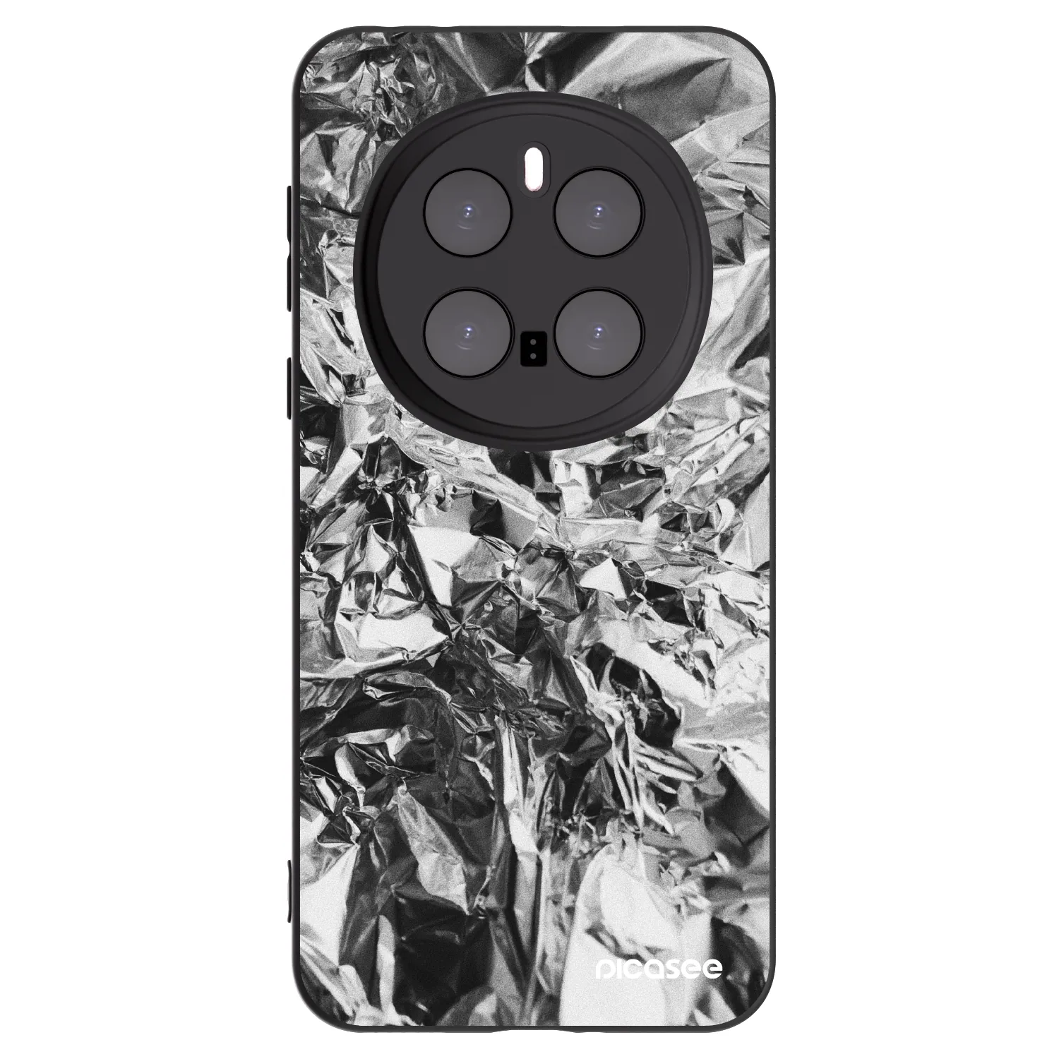 Picasee Μαύρη θήκη σιλικόνης για Honor Magic7 Pro 5G - Chrome