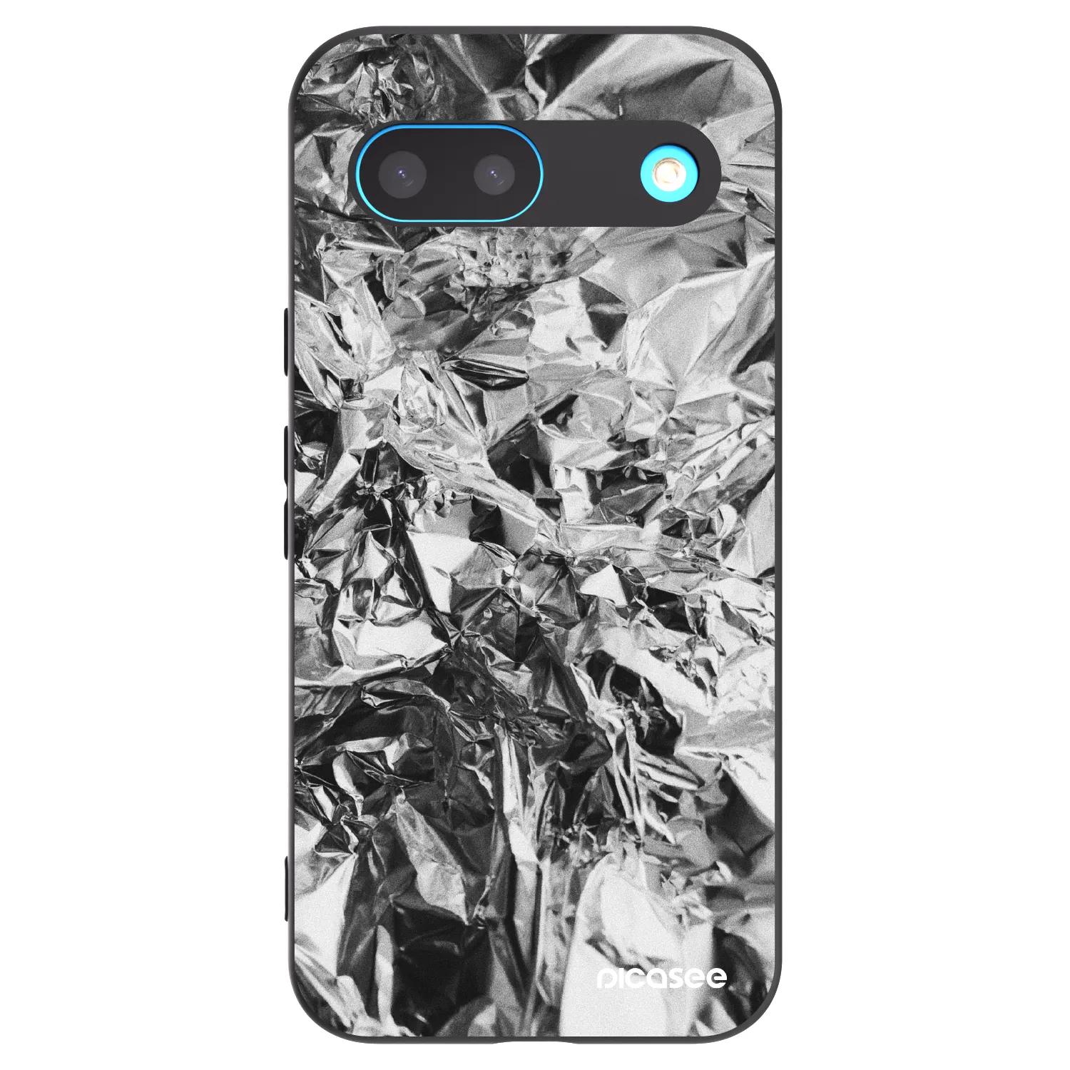 Picasee Μαύρη θήκη σιλικόνης για Google Pixel 8 - Chrome