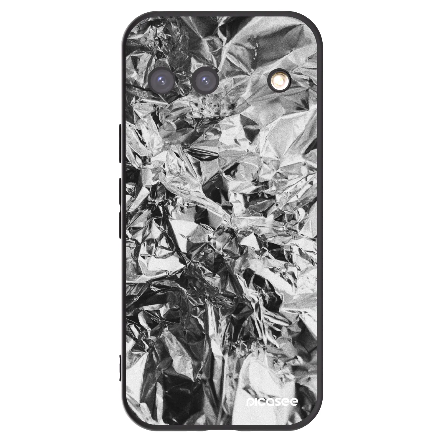Picasee Μαύρη θήκη σιλικόνης για Google Pixel 9 - Chrome