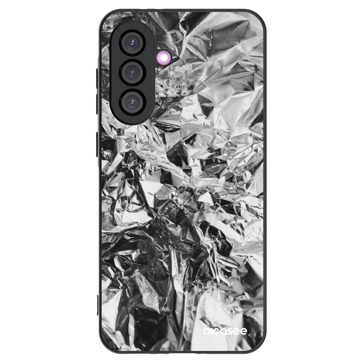 Picasee Μαύρη θήκη σιλικόνης για Samsung Galaxy A56 5G A566B - Chrome