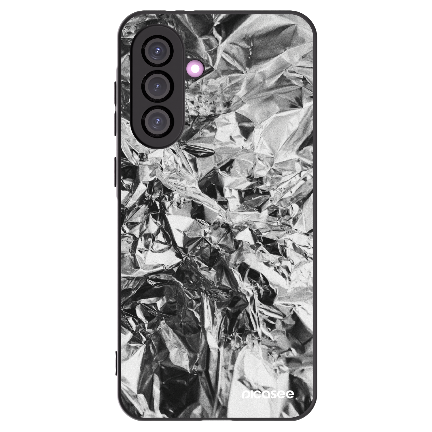 Picasee Μαύρη θήκη σιλικόνης για Samsung Galaxy A36 5G - Chrome