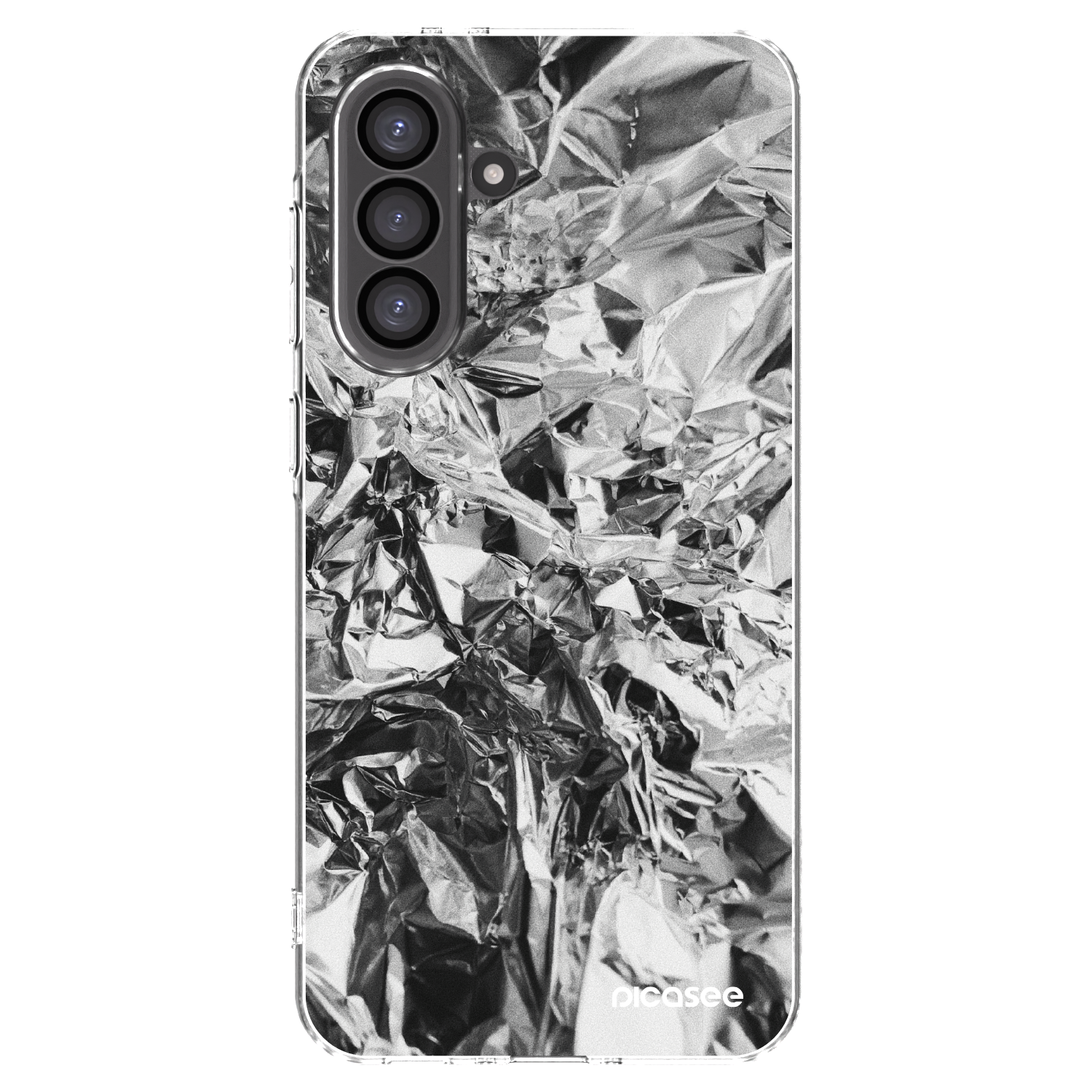 Picasee διαφανής θήκη σιλικόνης Samsung Galaxy A36 5G - Chrome