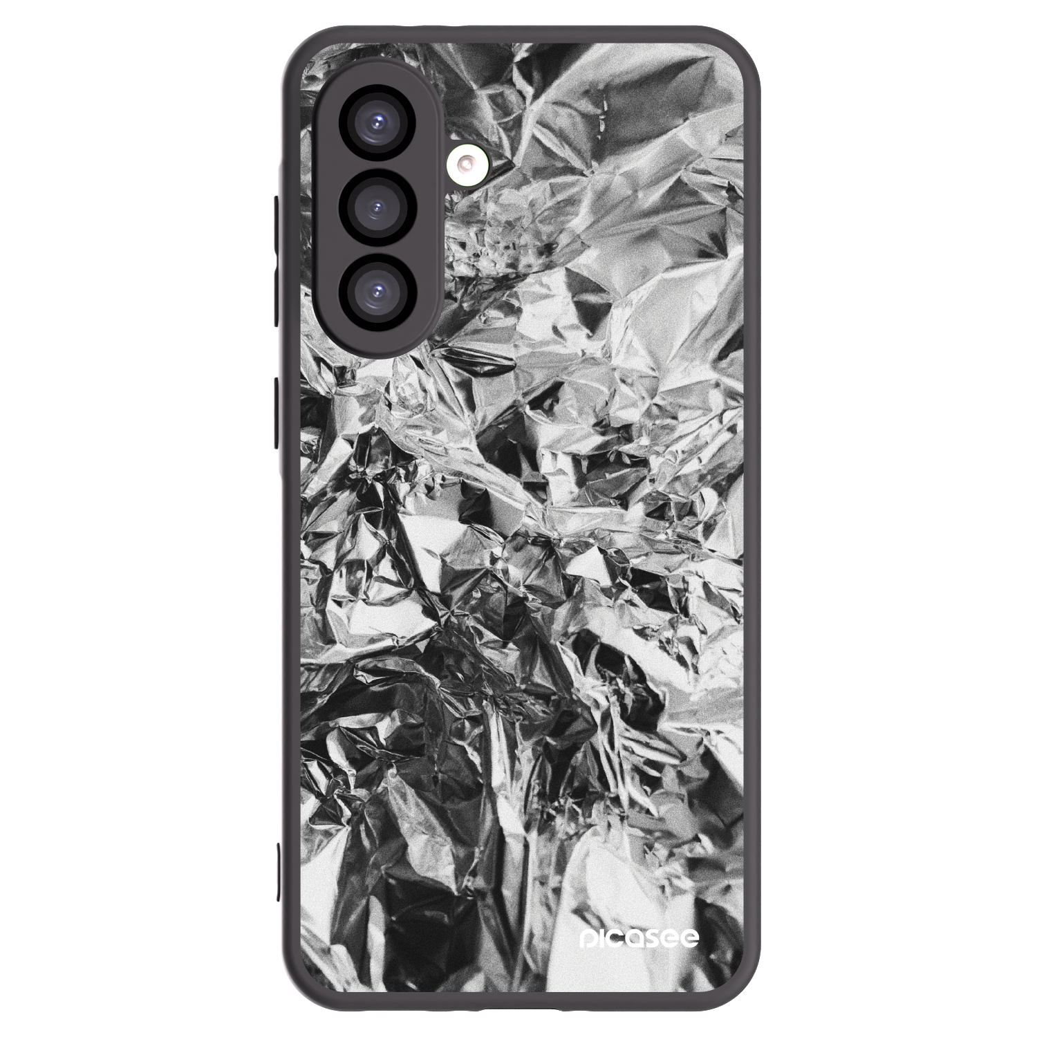 Picasee Μαύρη θήκη σιλικόνης για Samsung Galaxy A26 5G A266B - Chrome