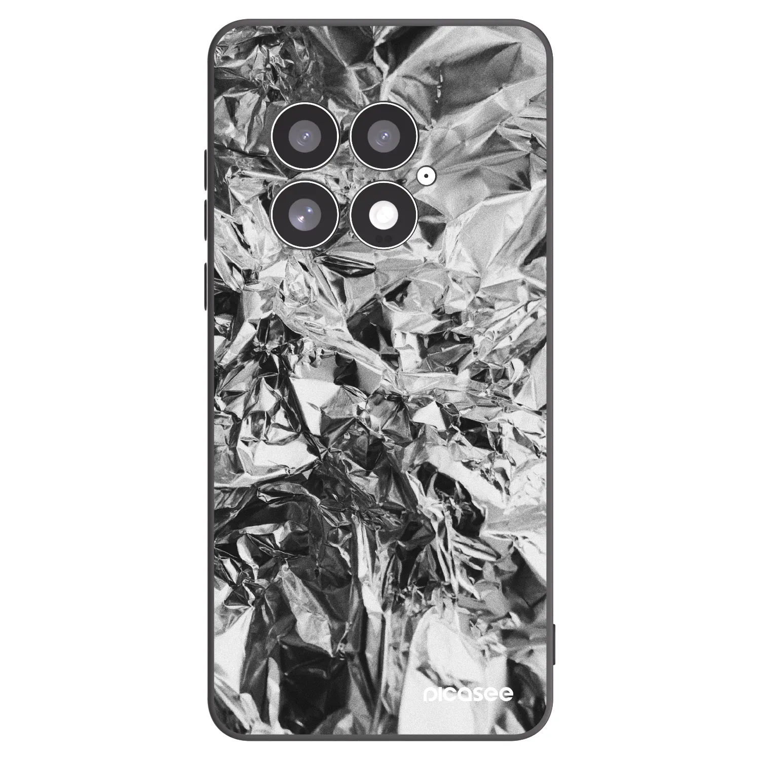 Picasee Μαύρη θήκη σιλικόνης για OnePlus 13 5G - Chrome