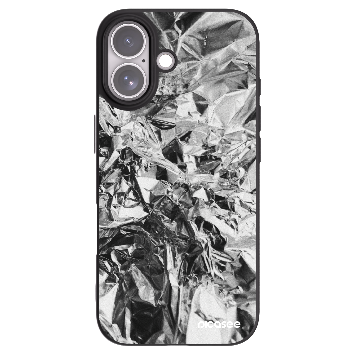Picasee Μαύρη θήκη σιλικόνης για Apple iPhone 17 - Chrome