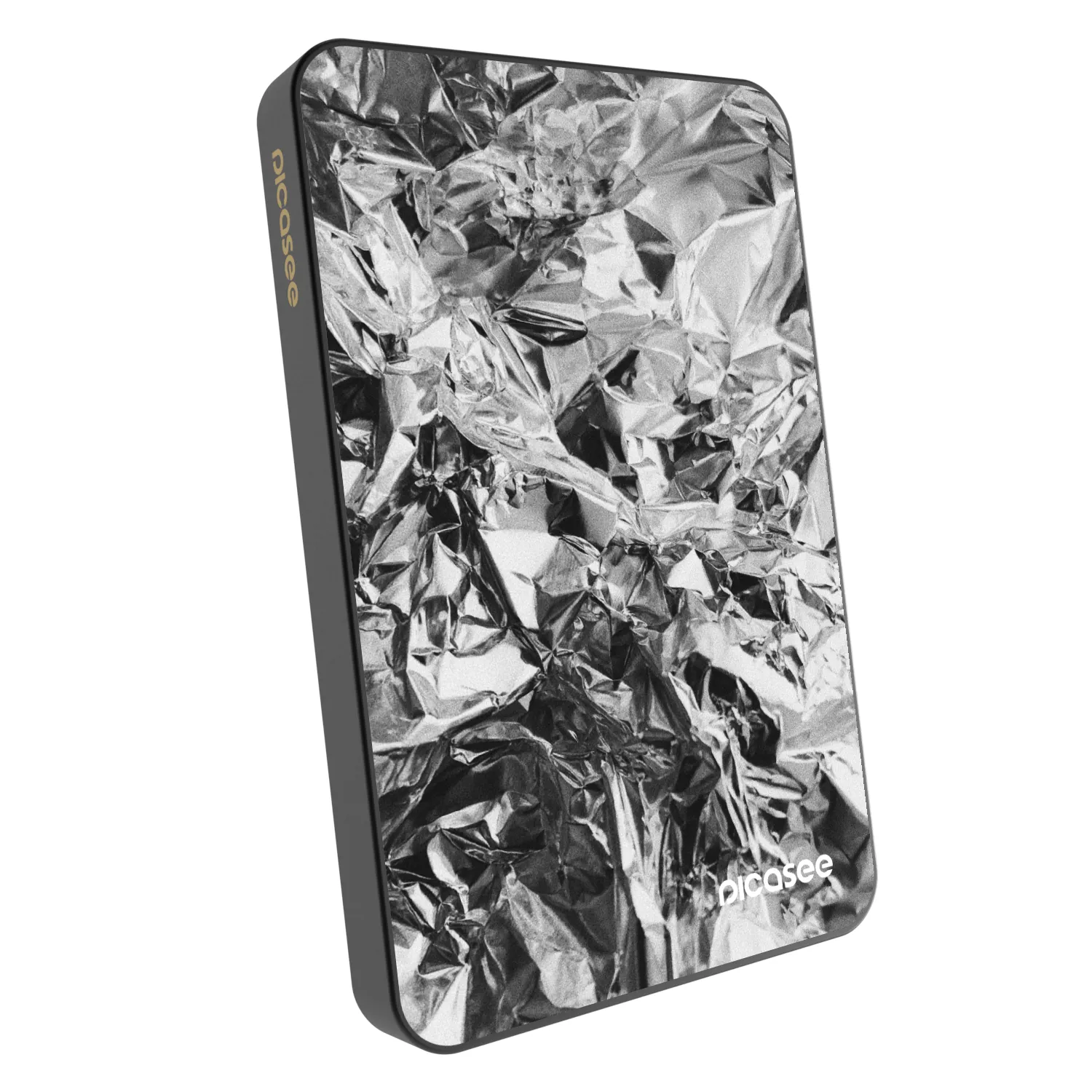 Picasee Powerbank με MagSafe 5 000 mAh Γκρί - Chrome