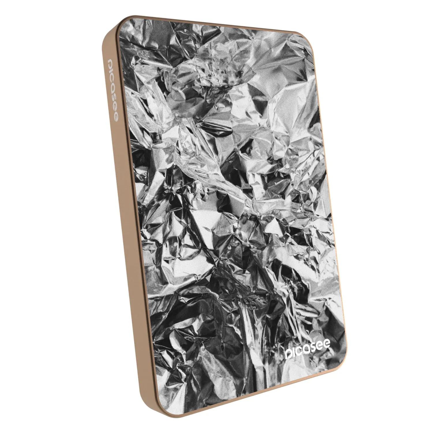 Picasee Powerbank με MagSafe 5 000 mAh Χρυσαφένιος - Chrome