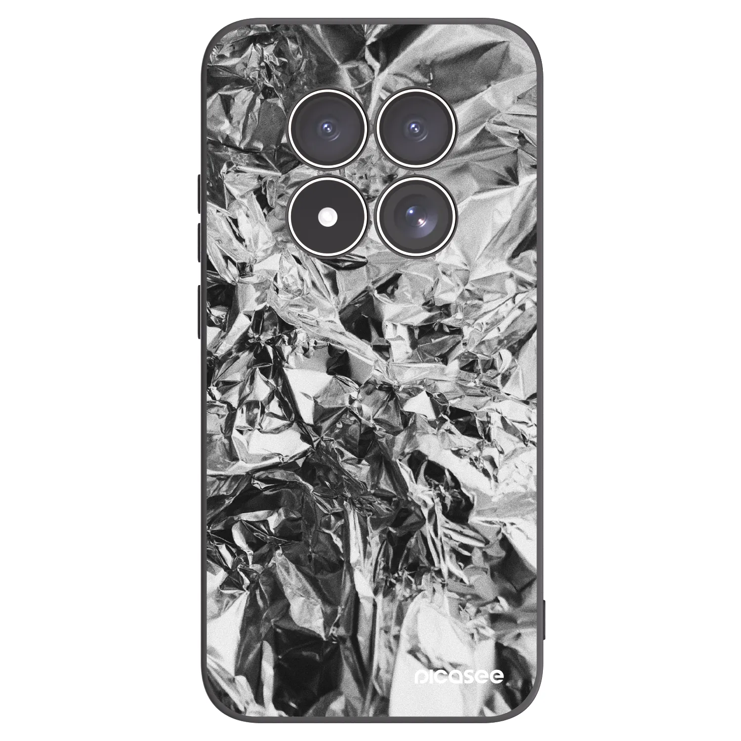 Picasee Μαύρη θήκη σιλικόνης για Xiaomi Redmi Note 15 Pro 4G - Chrome