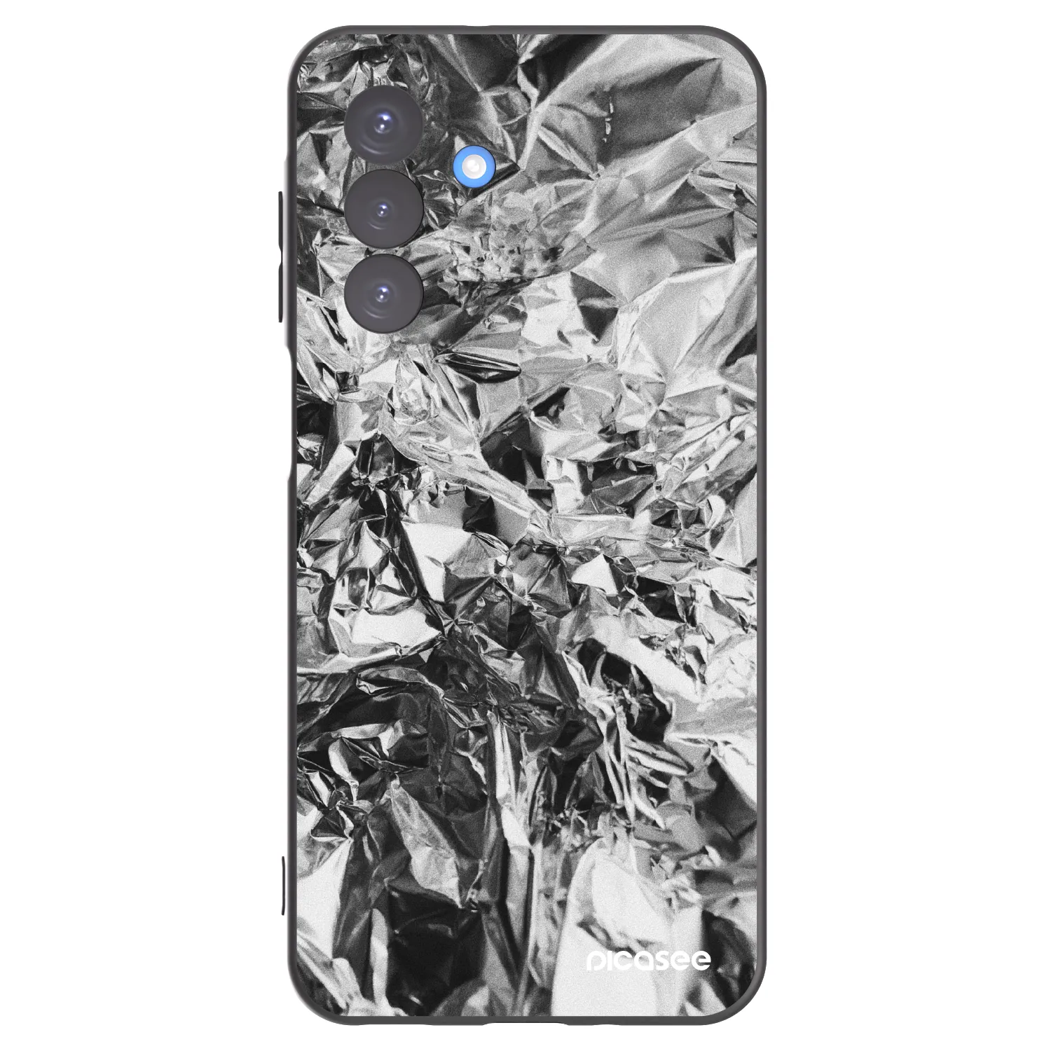 Picasee Μαύρη θήκη σιλικόνης για Samsung Galaxy A17 5G - Chrome