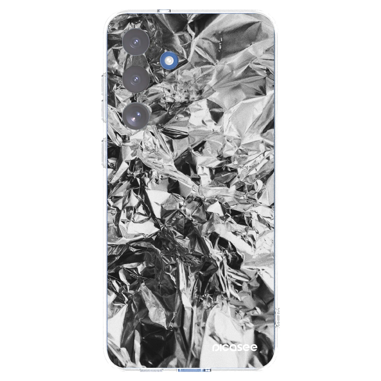 Picasee διαφανής θήκη σιλικόνης Samsung Galaxy S25 FE 5G - Chrome