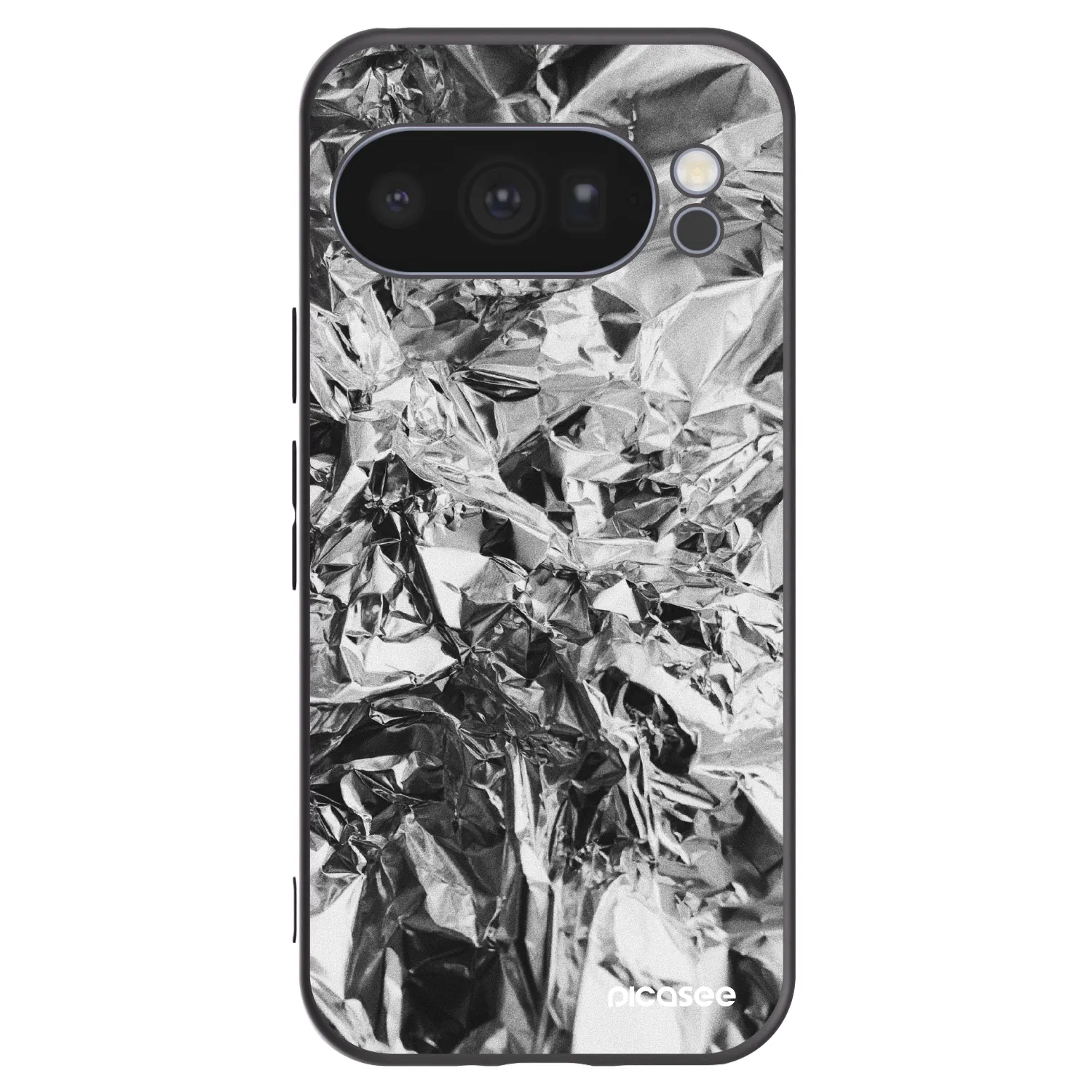 Picasee Μαύρη θήκη σιλικόνης για Google Pixel 10 Pro - Chrome