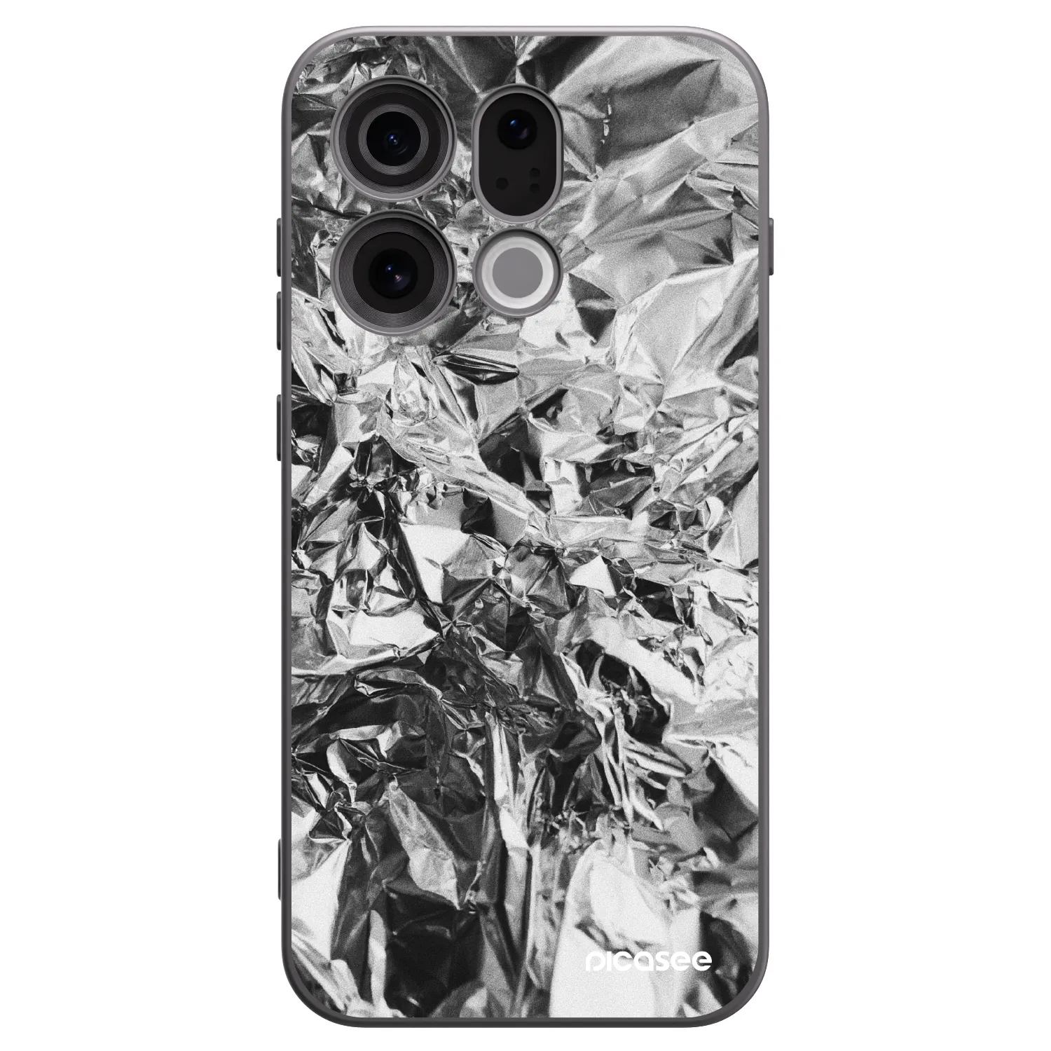 Picasee Μαύρη θήκη σιλικόνης για OPPO Find X9 - Chrome