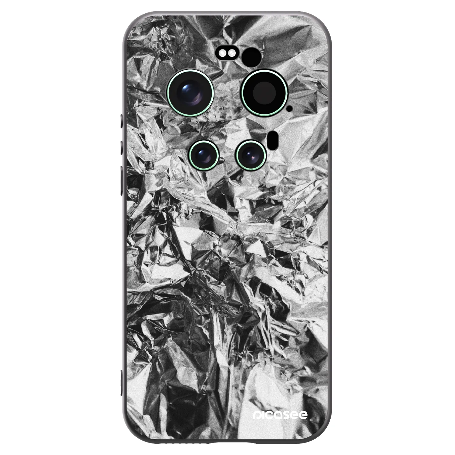 Picasee Μαύρη θήκη σιλικόνης για Xiaomi 17 Ultra - Chrome