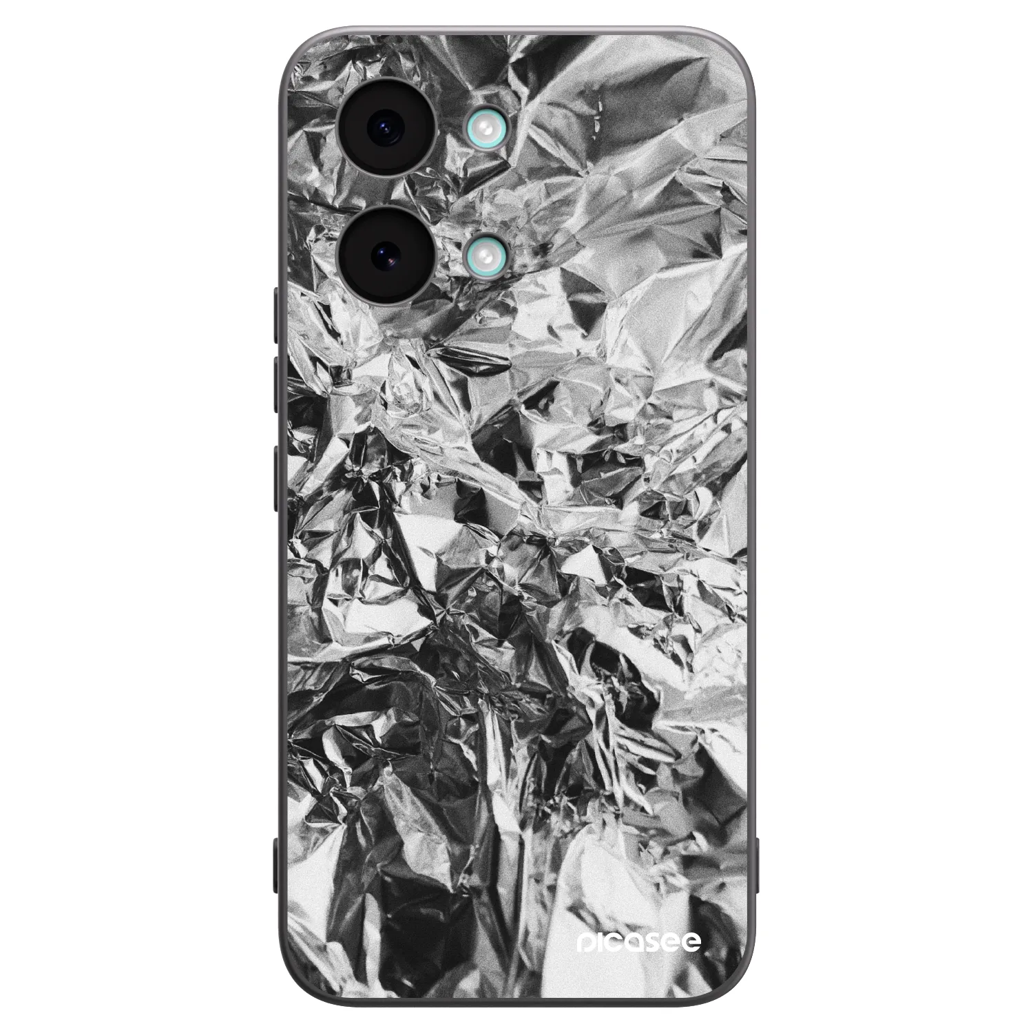 Picasee Μαύρη θήκη σιλικόνης για Xiaomi Poco X8 Pro Max - Chrome