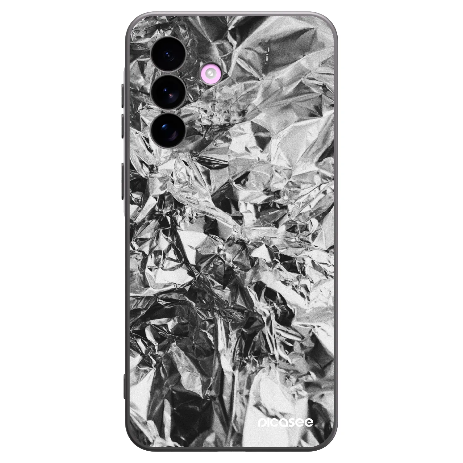 Picasee Μαύρη θήκη σιλικόνης για Samsung Galaxy A57 5G - Chrome