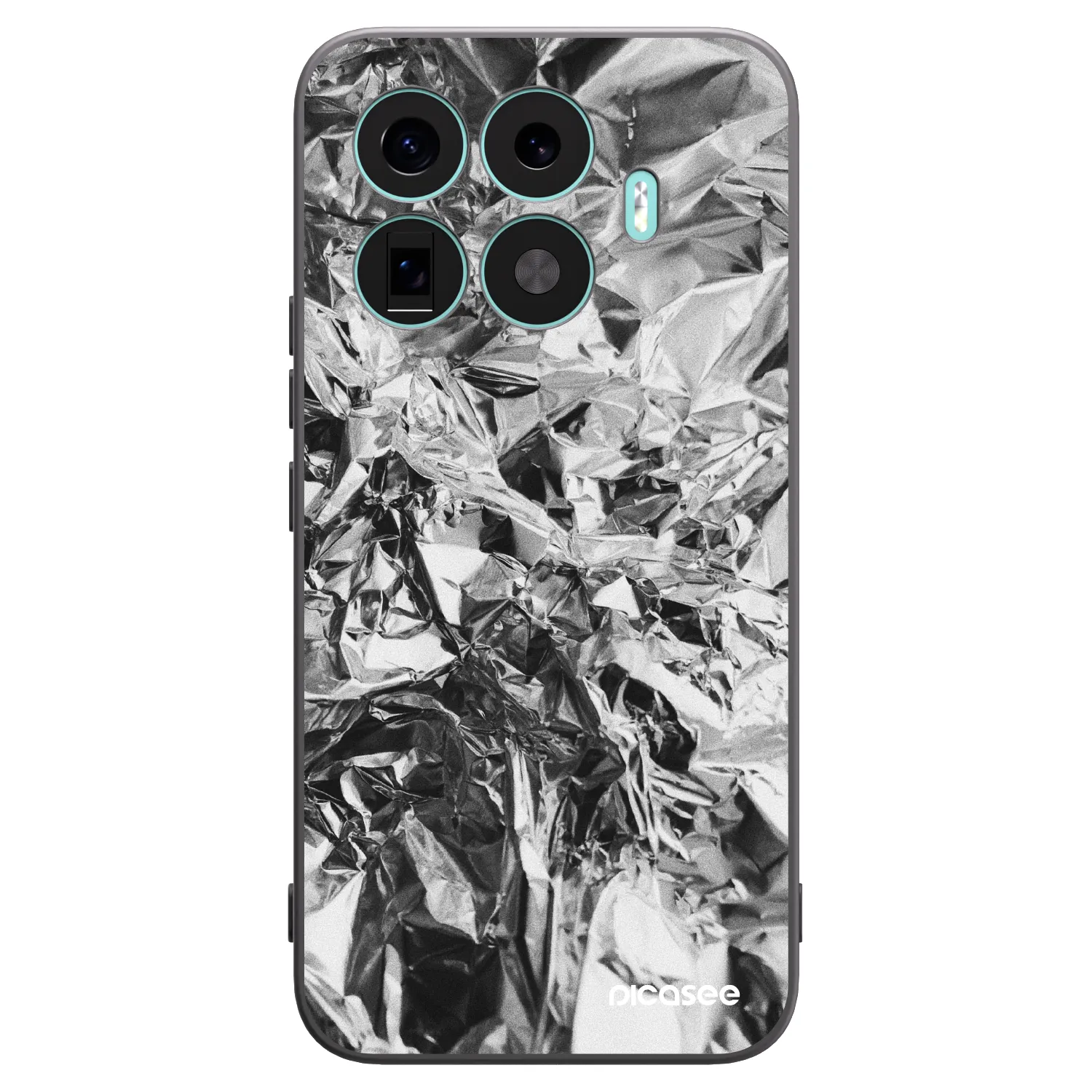 Picasee Μαύρη θήκη σιλικόνης για Xiaomi 17T Pro - Chrome