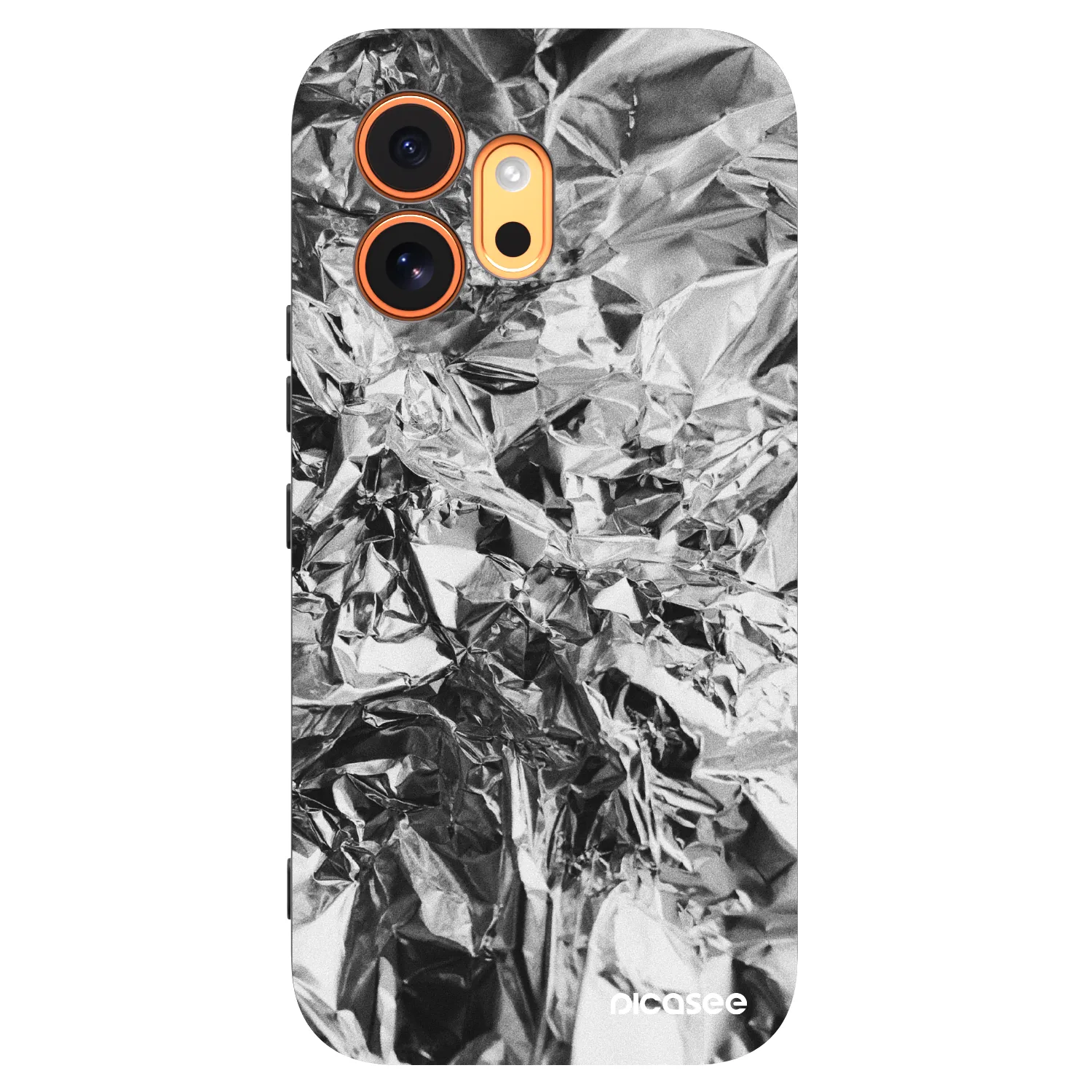 Picasee Μαύρη θήκη σιλικόνης για Honor 600 - Chrome