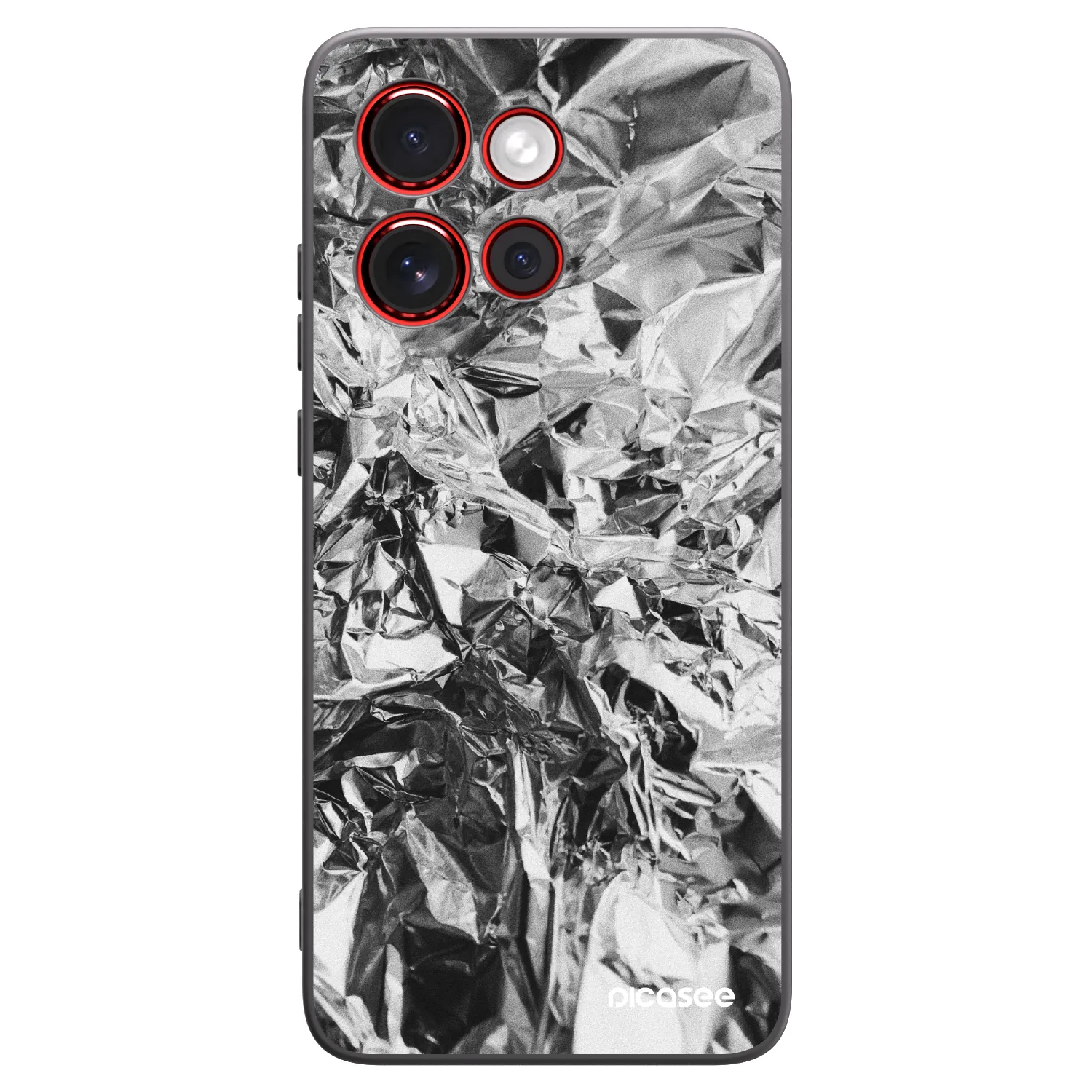 Picasee Μαύρη θήκη σιλικόνης για Motorola Edge 60 Neo 5G - Chrome