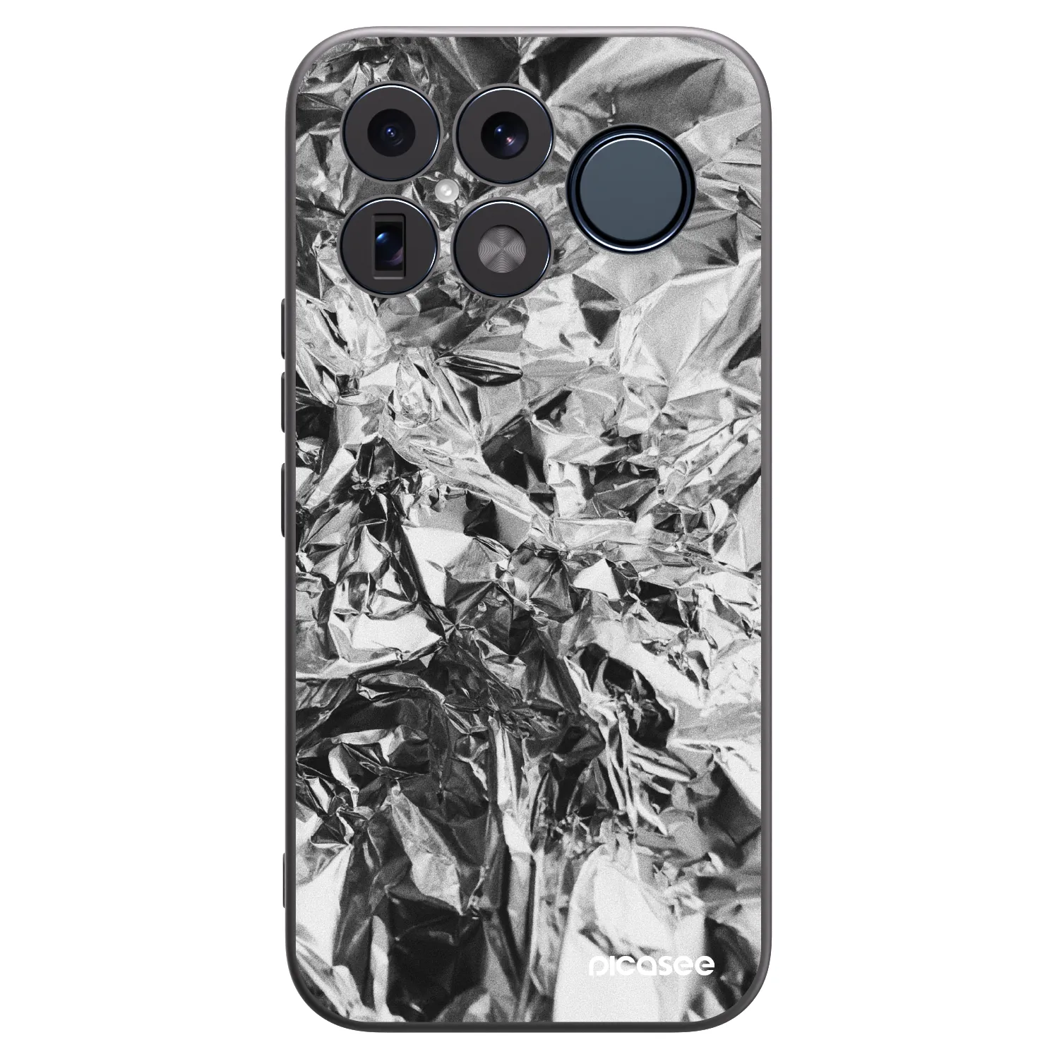 Picasee Μαύρη θήκη σιλικόνης για Xiaomi Poco F8 Ultra - Chrome