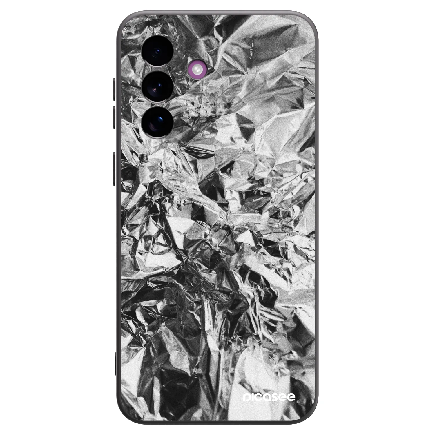 Picasee Μαύρη θήκη σιλικόνης για Samsung Galaxy A37 - Chrome