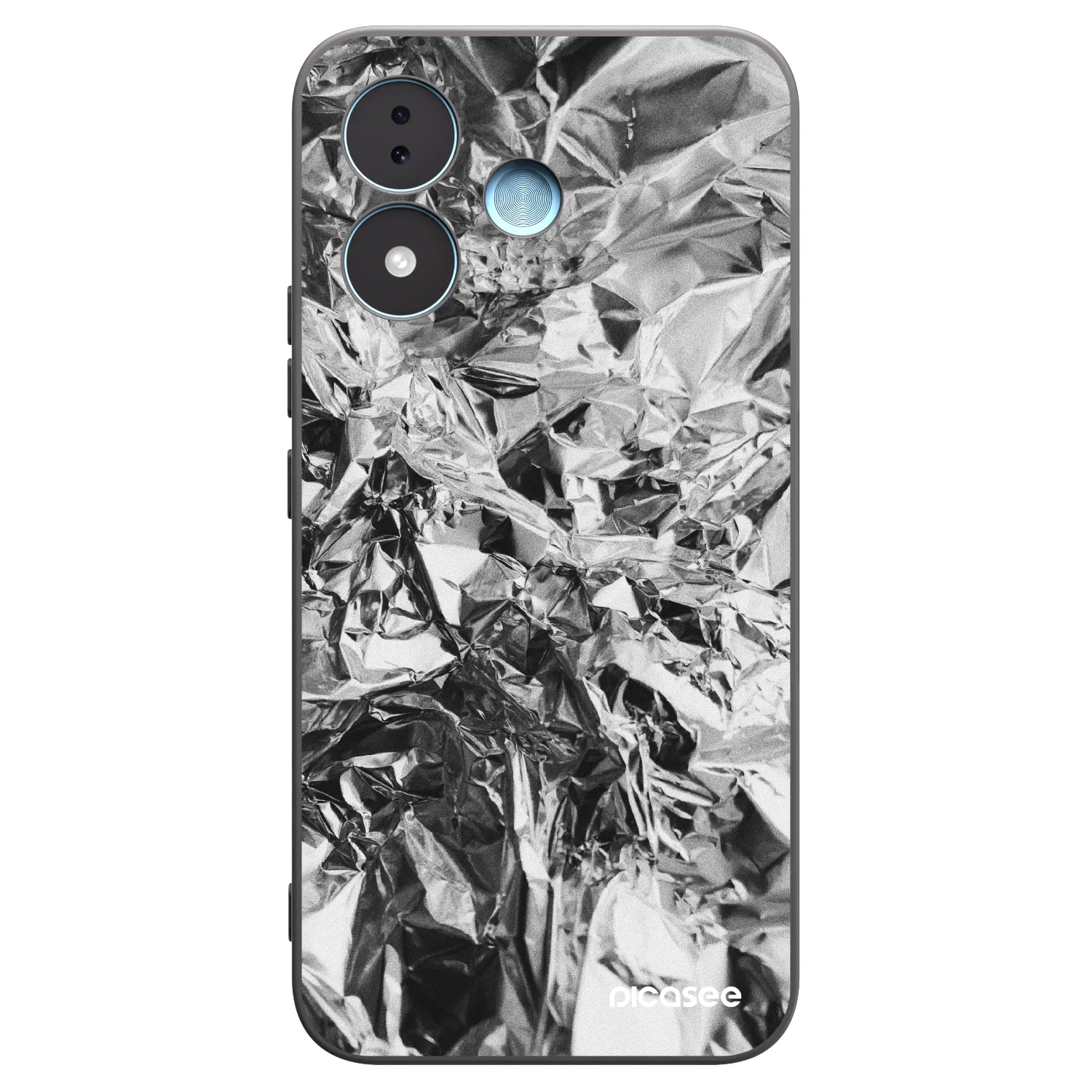 Picasee Μαύρη θήκη σιλικόνης για Xiaomi Redmi Note 17 5G - Chrome