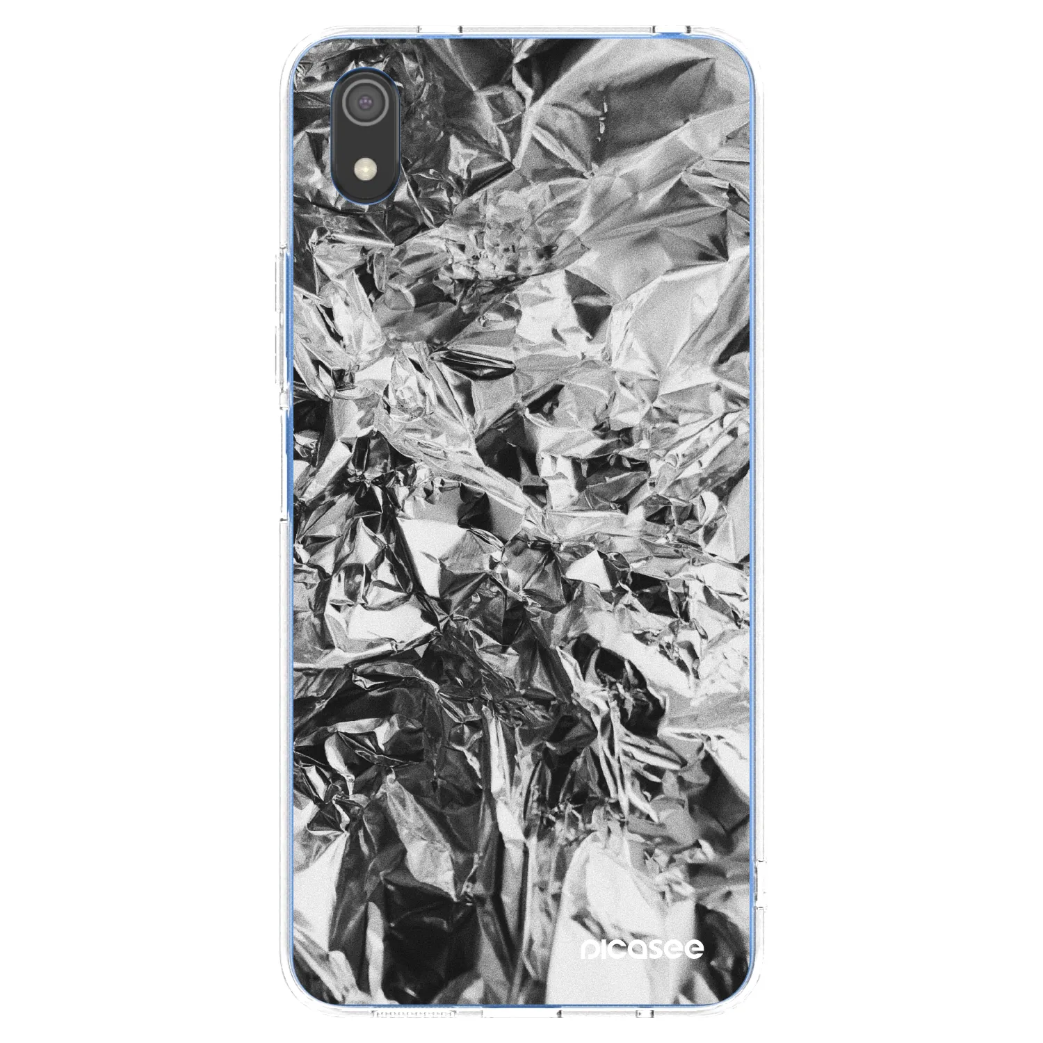 Picasee διαφανής θήκη σιλικόνης Xiaomi Redmi 7A - Chrome