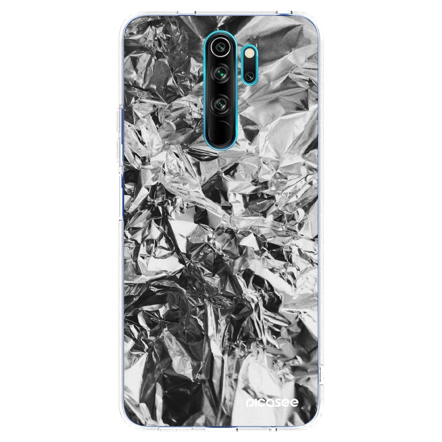 Picasee διαφανής θήκη σιλικόνης Xiaomi Redmi Note 8 Pro - Chrome