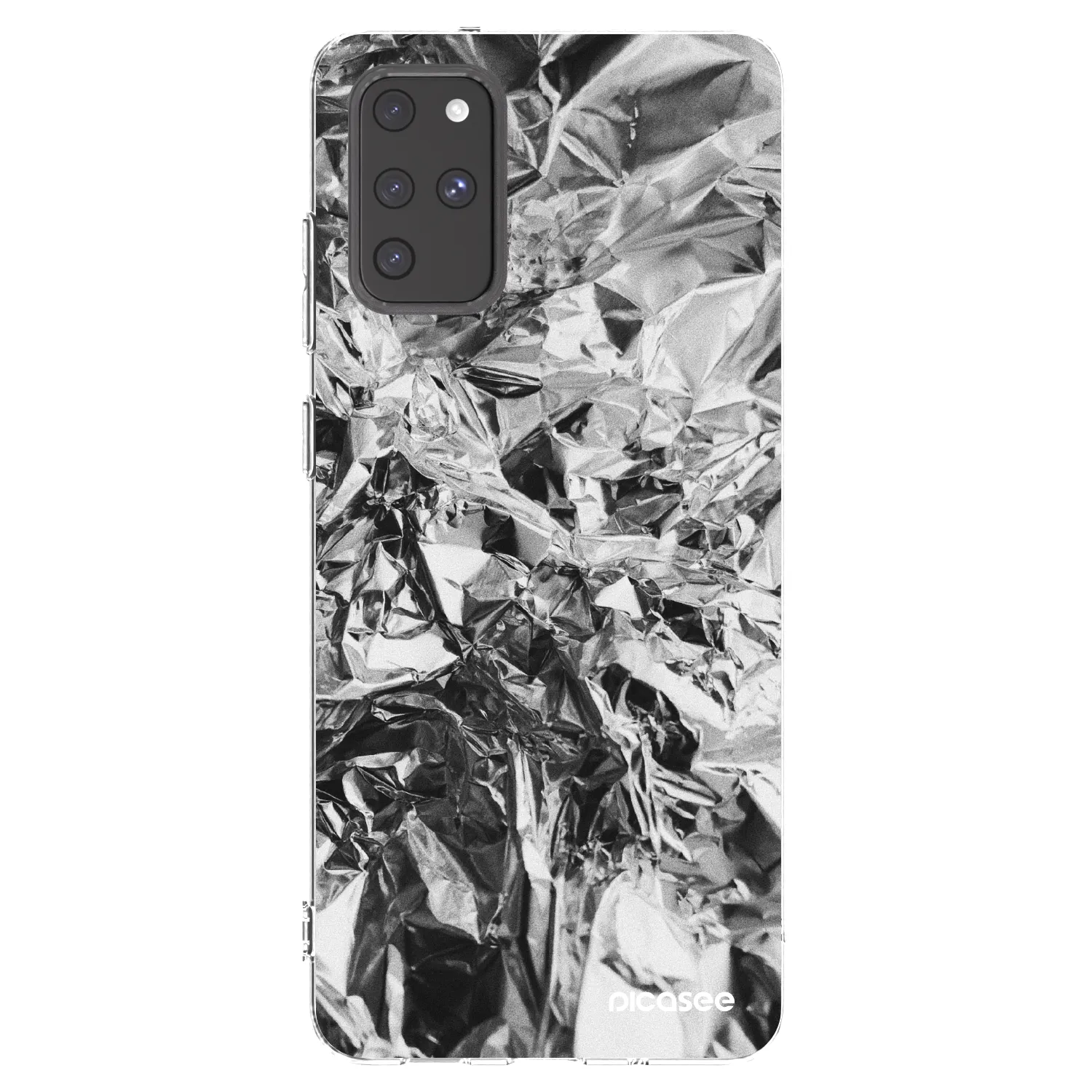 Picasee διαφανής θήκη σιλικόνης Samsung Galaxy S20+ G985F - Chrome