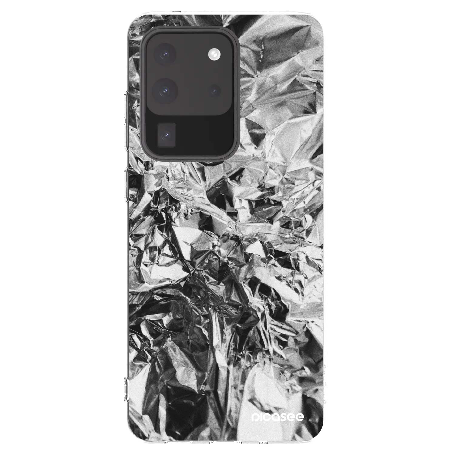 Picasee διαφανής θήκη σιλικόνης Samsung Galaxy S20 Ultra 5G G988F - Chrome