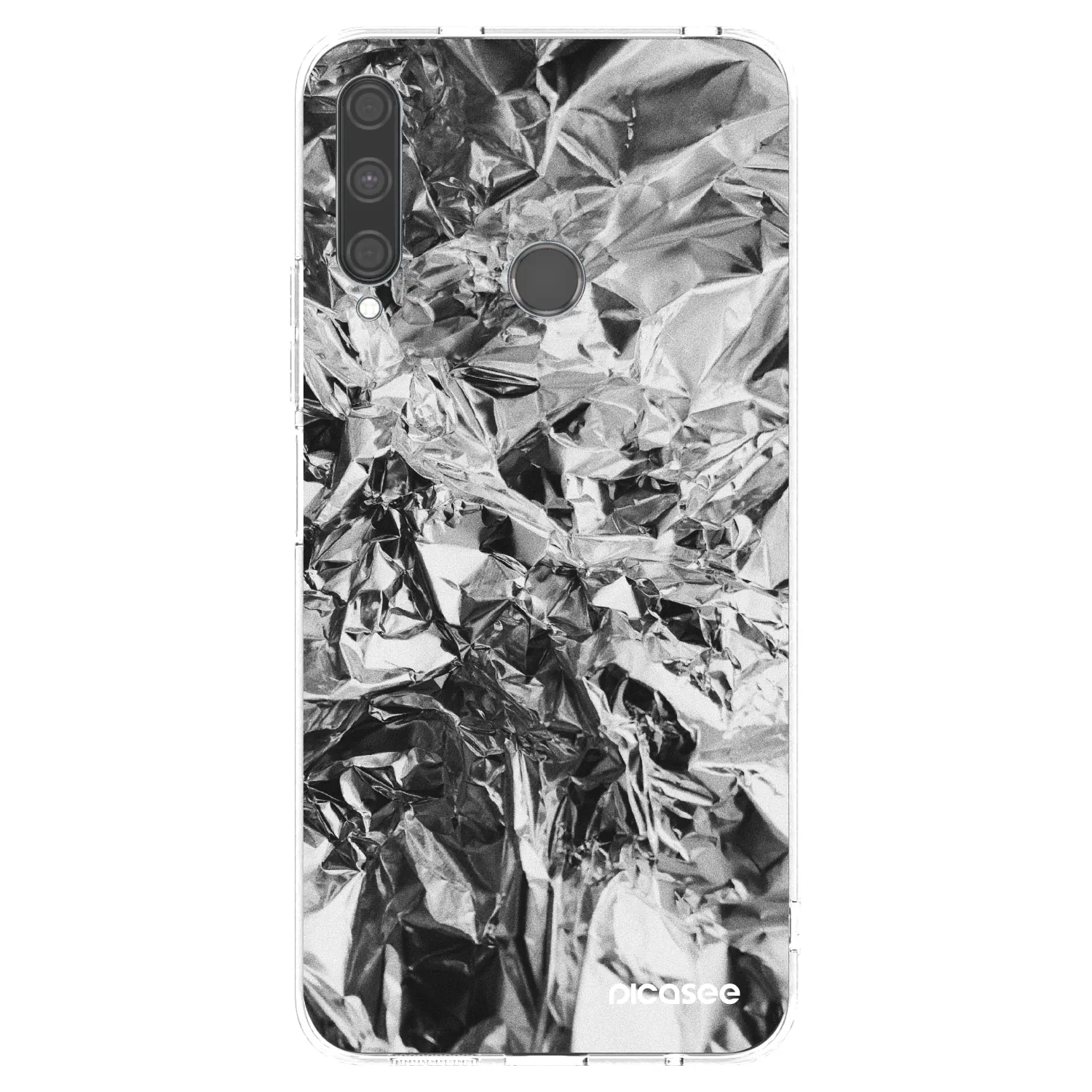 Picasee διαφανής θήκη σιλικόνης Huawei P40 Lite E - Chrome