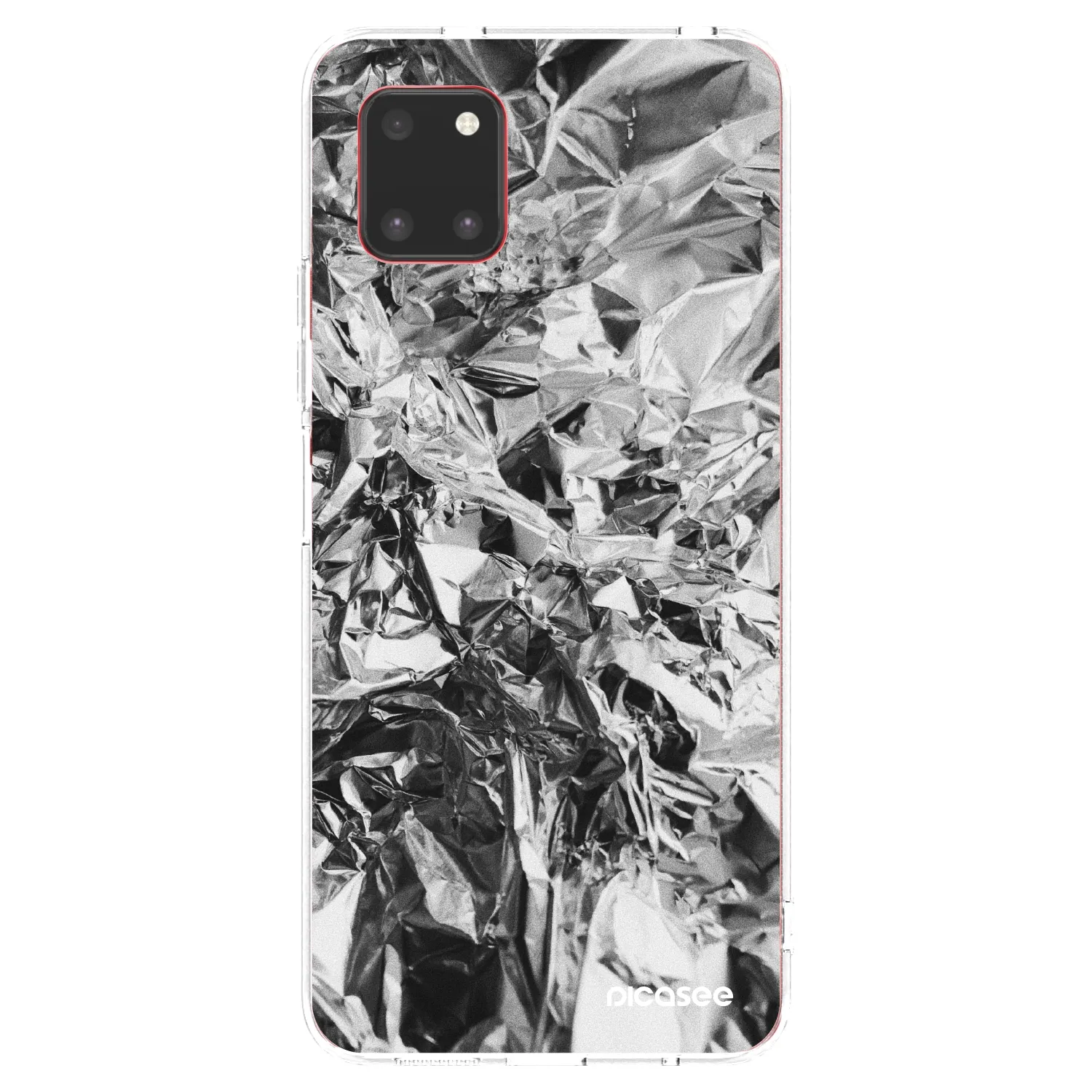 Picasee διαφανής θήκη σιλικόνης Samsung Galaxy Note 10 Lite N770F - Chrome