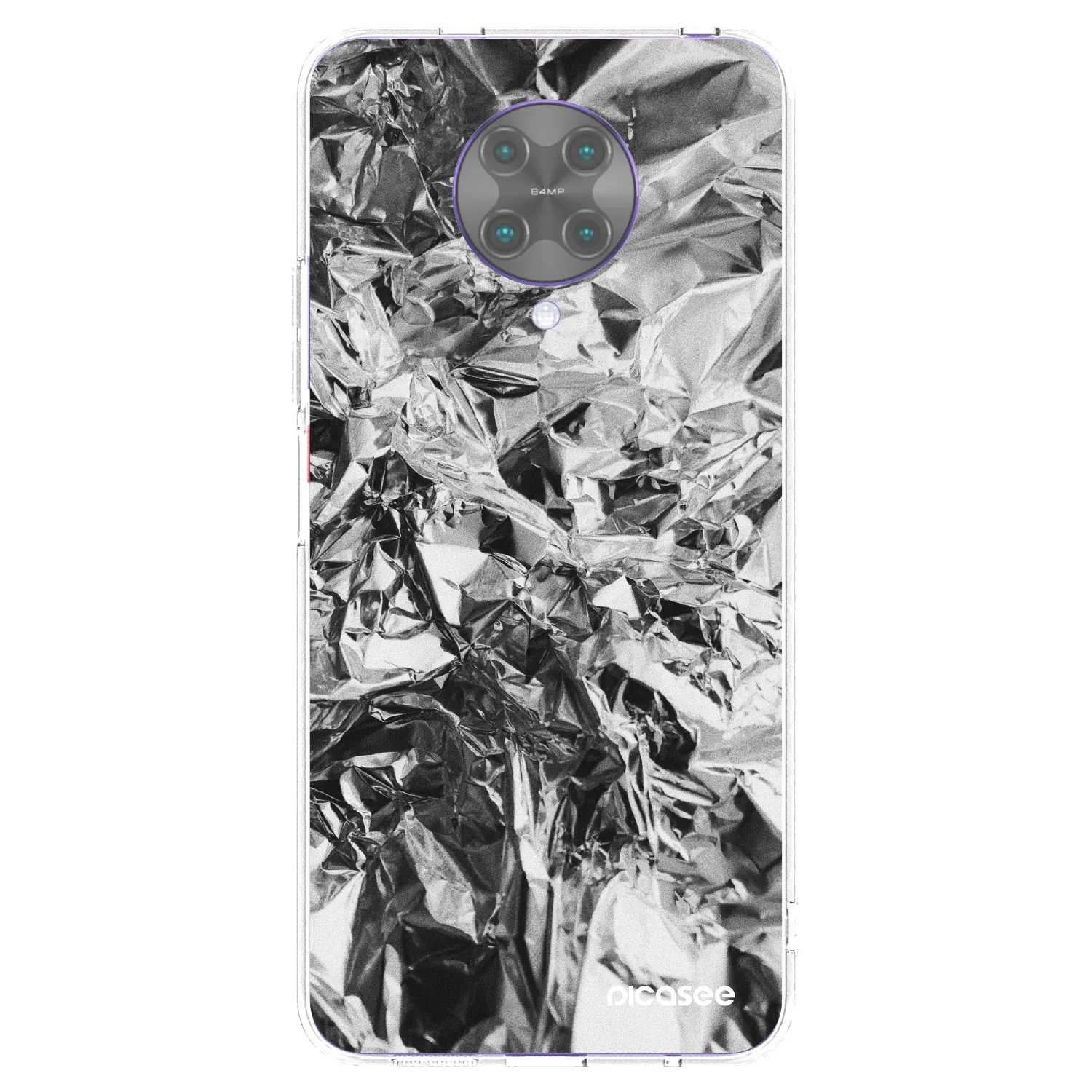 Picasee διαφανής θήκη σιλικόνης Xiaomi Poco F2 Pro - Chrome