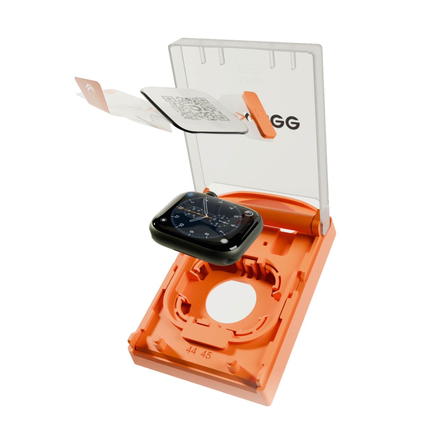 Picasee ULTIMATE tempered glass για Apple Watch 41 mm (8.series) συμπεριλαμβανομένου του εφαρμοστή
