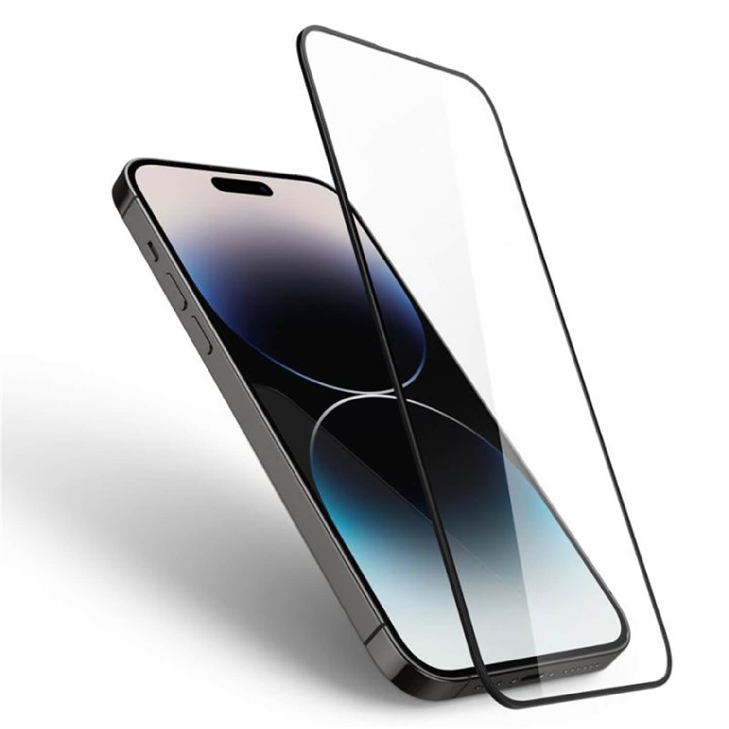 Picasee 3D Tempered glass με περιμετρικό πλαίσιο για Apple iPhone 16 - μαύρο