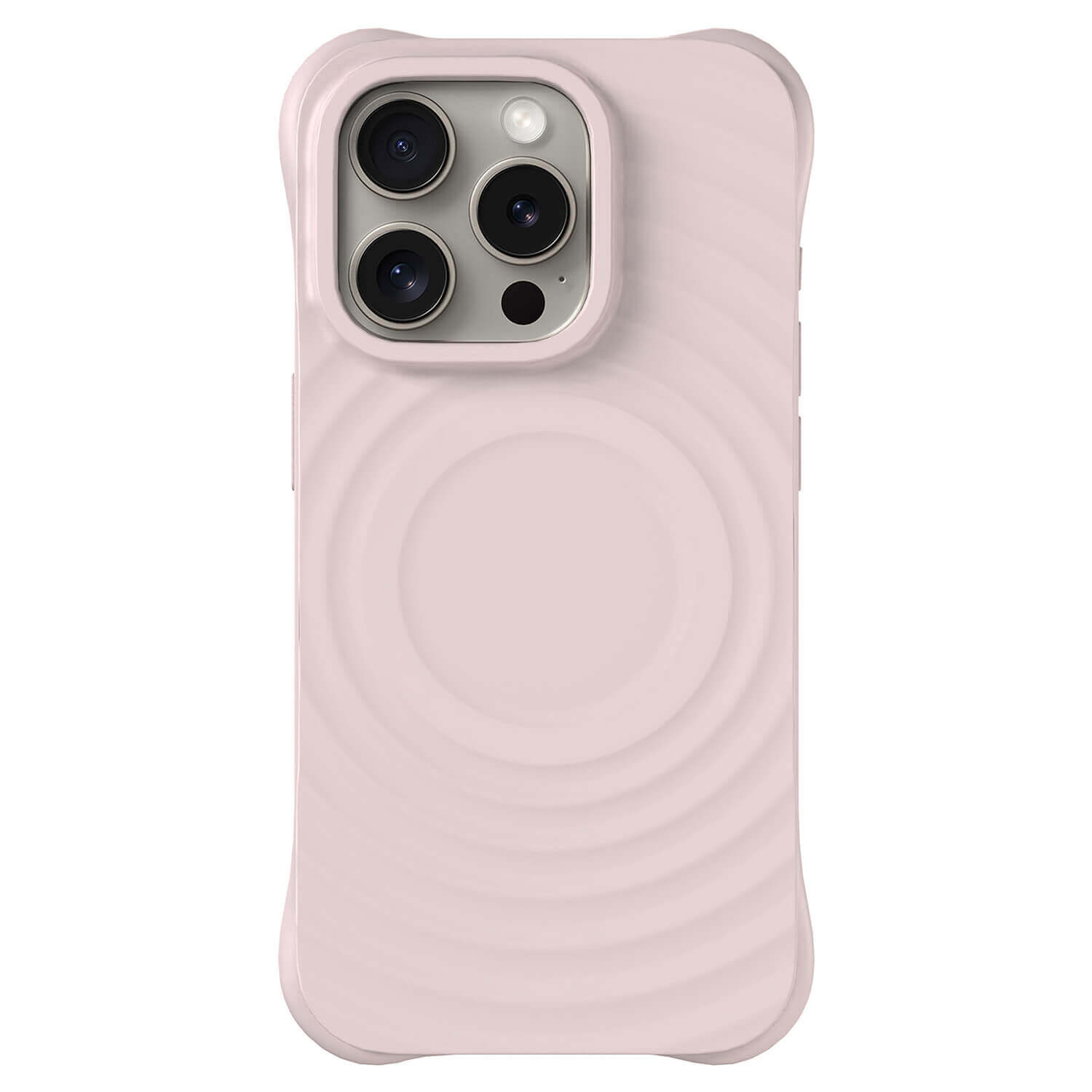 Picasee Shock-proof case s MagSafeo Apple iPhone 16 Pro - Προσαρμοσμένη χάραξη - Ροζ