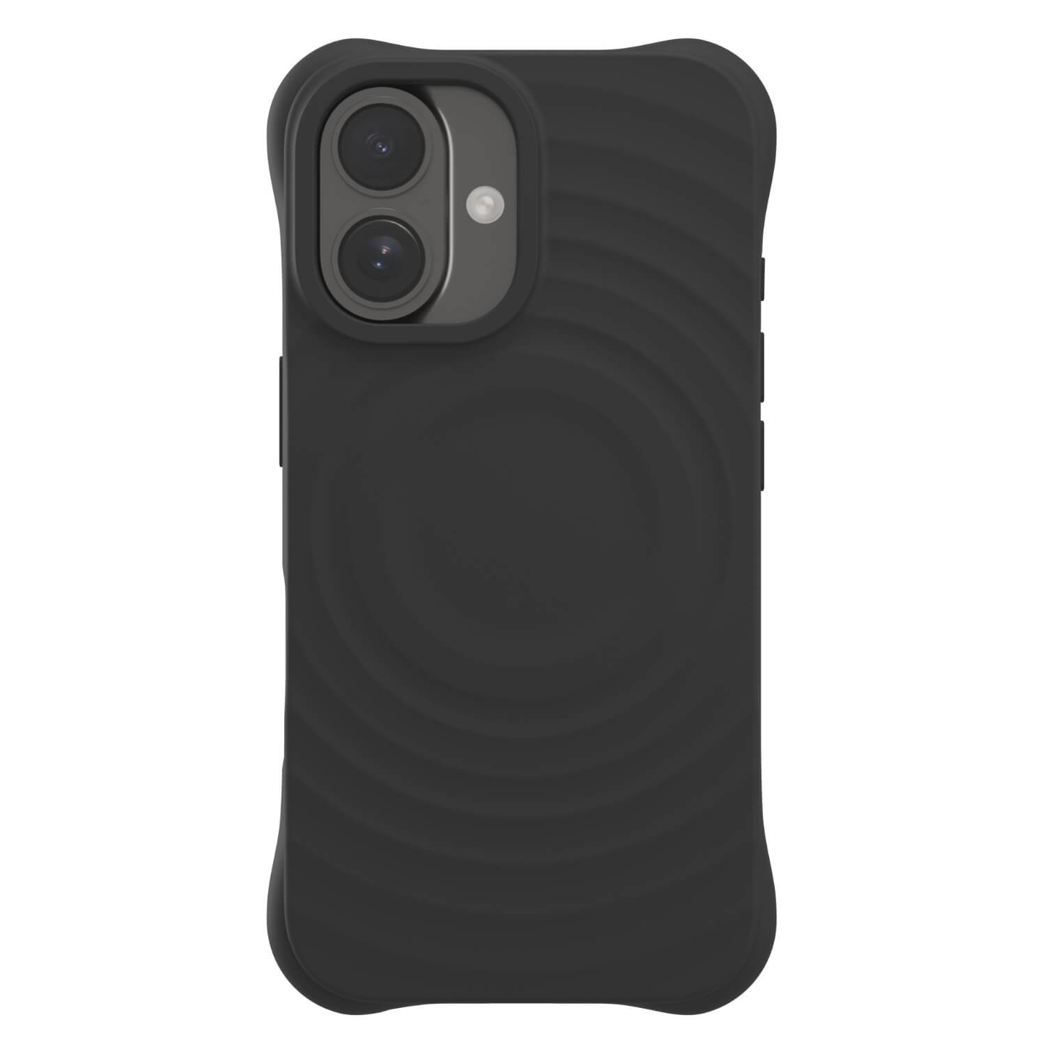 Picasee Shock-proof case s MagSafeo Apple iPhone 16 - Προσαρμοσμένη χάραξη - Μαύρος