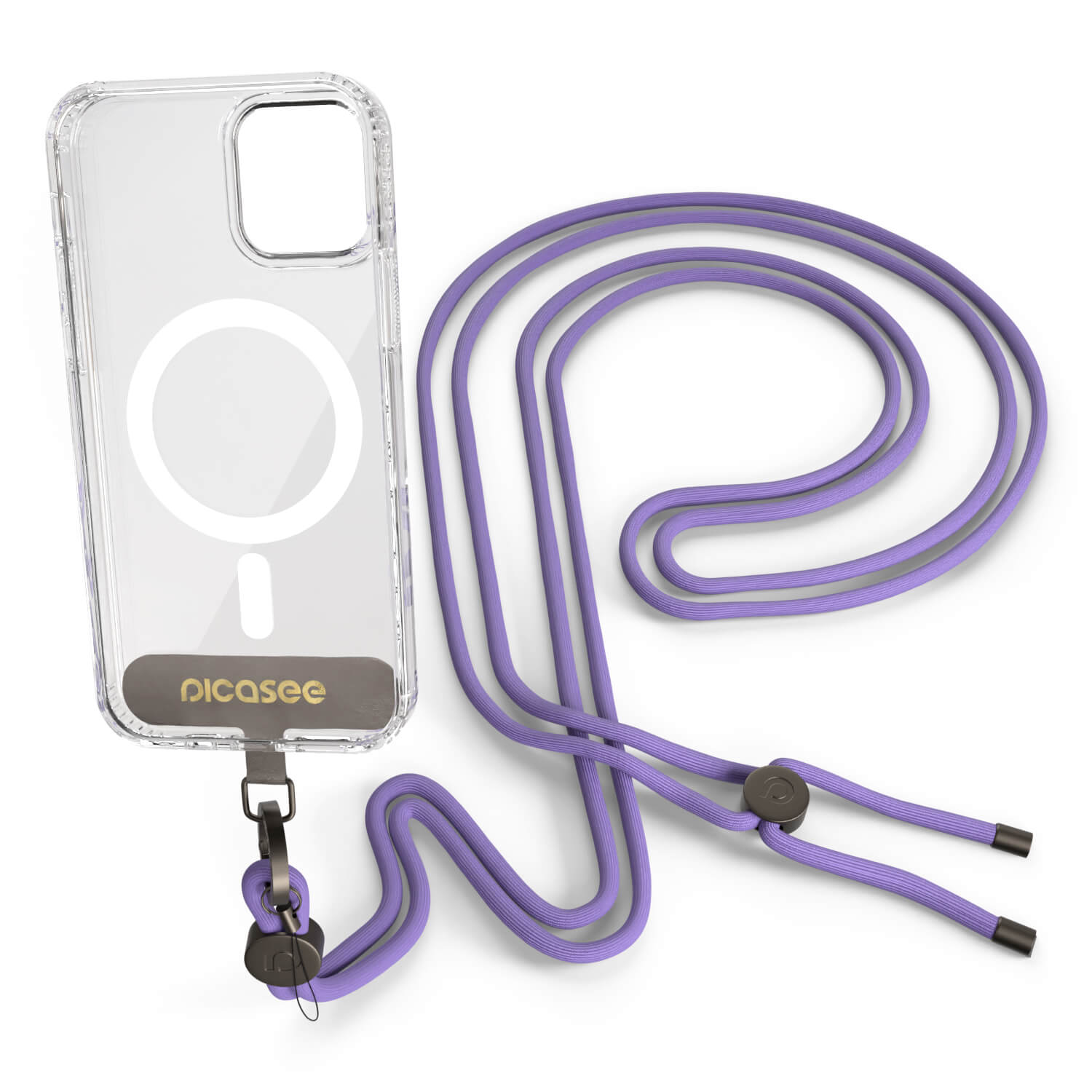 Picasee Cross-body phone strap - μωβ