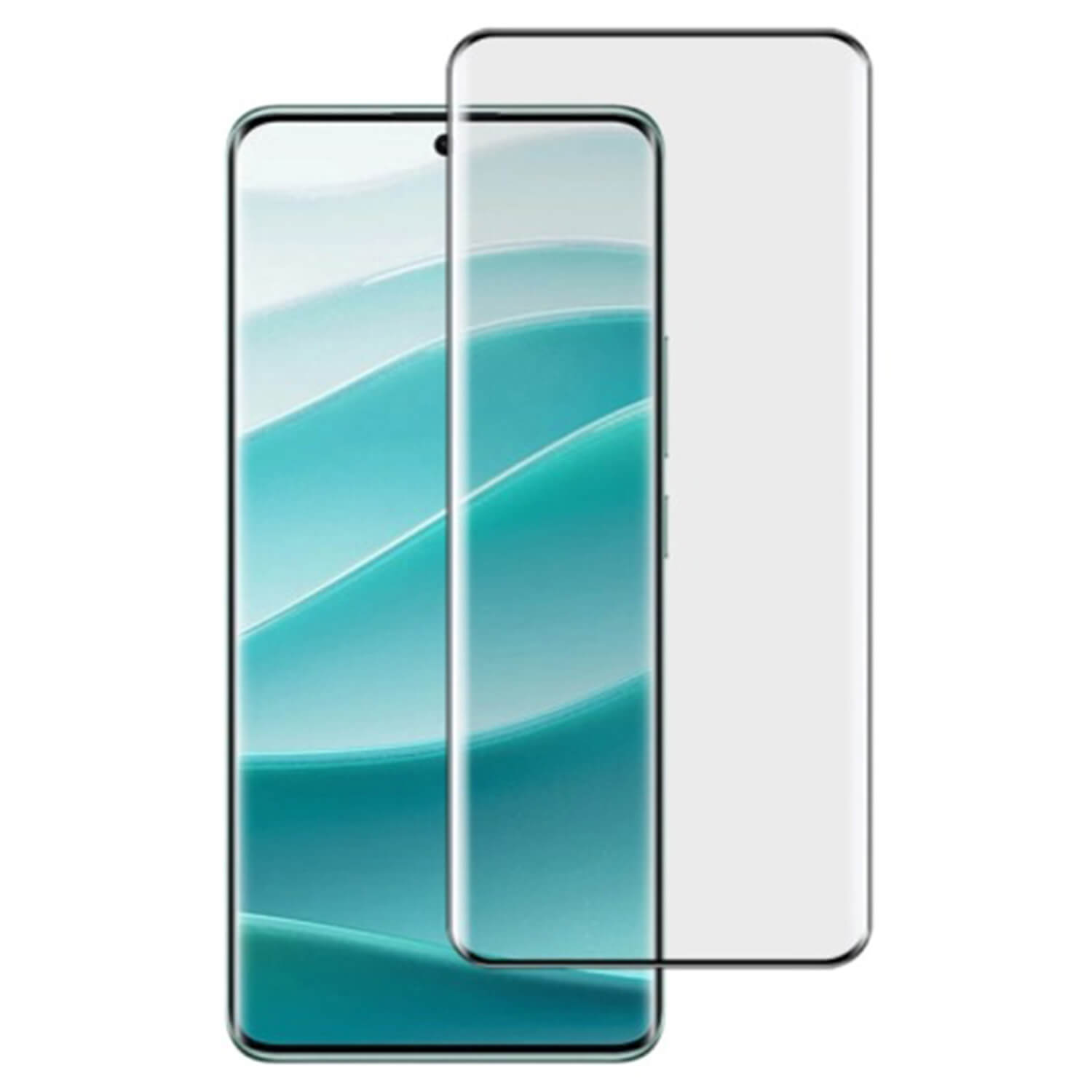 Picasee 3D καμπυλωτό tempered glass για Xiaomi Redmi Note 14 Pro 5G - μαύρο