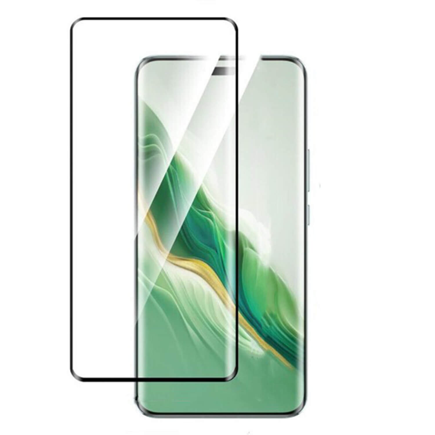 Picasee 3D καμπυλωτό tempered glass για Honor Magic7 Pro 5G - μαύρο