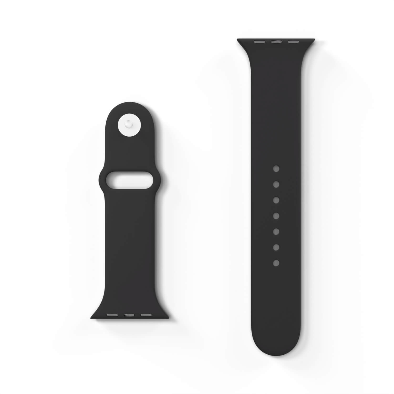 Picasee ζώνη με γκραβούρα Apple Watch 40 mm (4.series) - Μαύρος