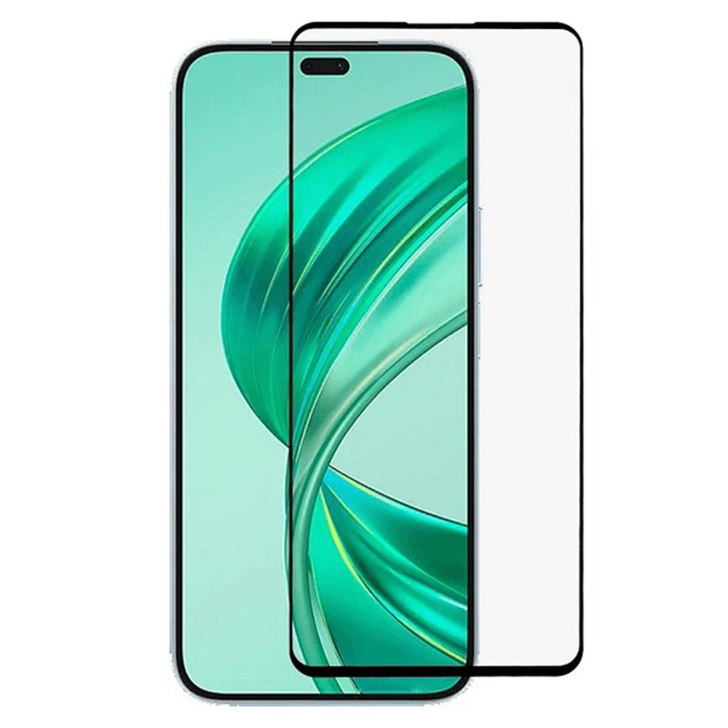3x Picasee 3D σκληρυμένο γυαλί με περιμετρικό πλαίσιο για Honor 400 Lite 5G - μαύρο - 2+1 δωρεάν